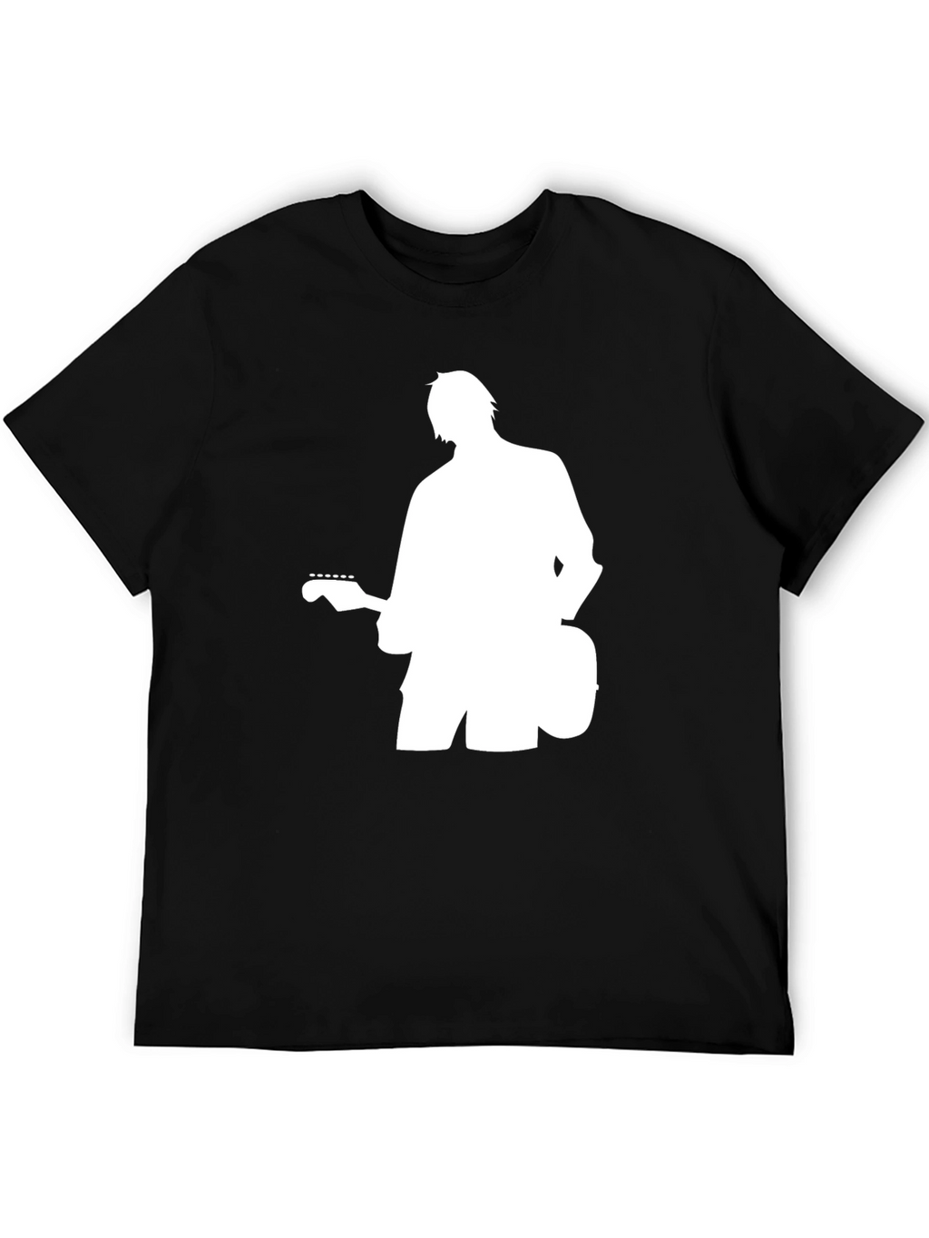 Guitarist Silhouette Black T-Shirt