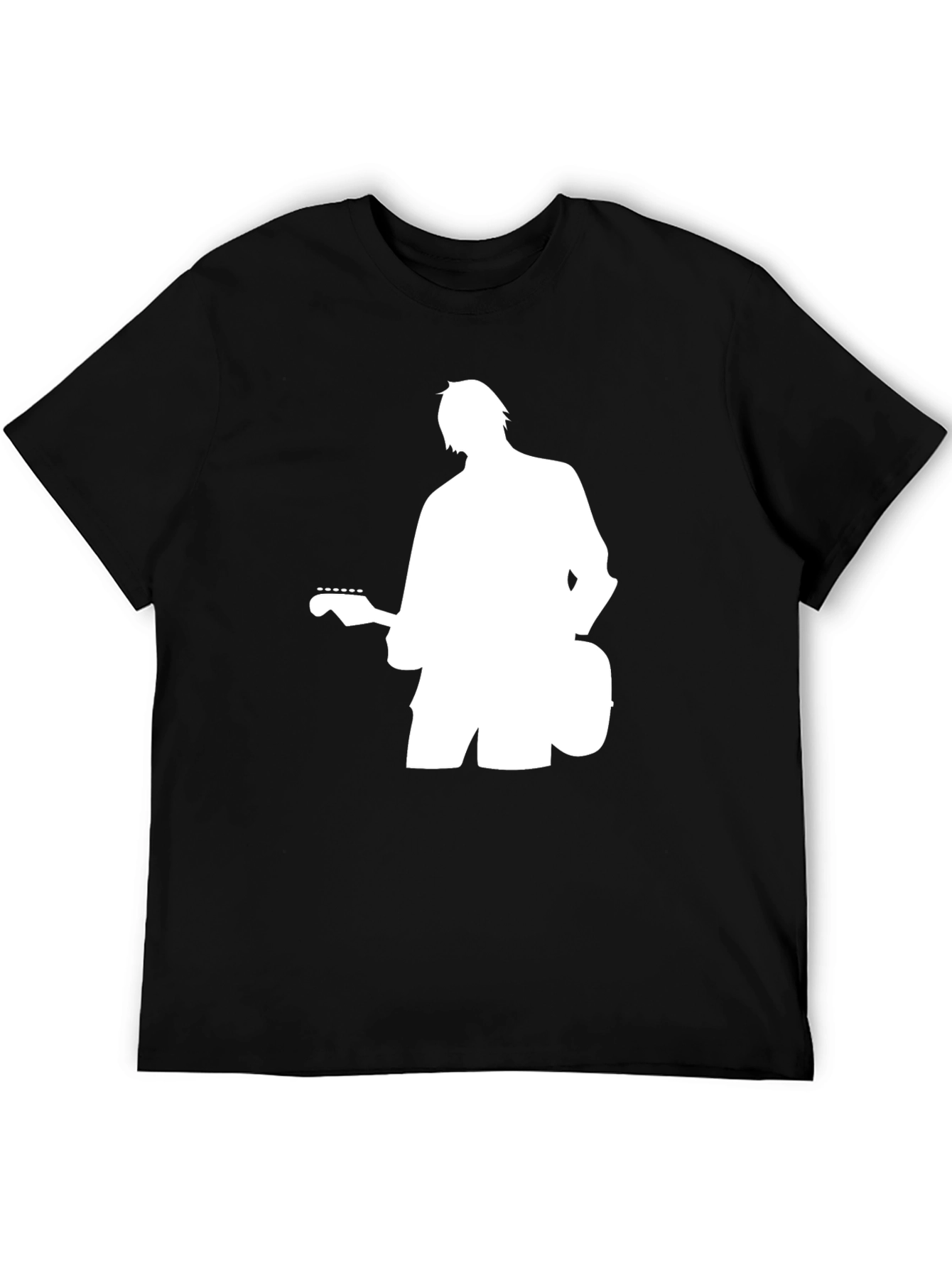 Guitarist Silhouette Black T-Shirt