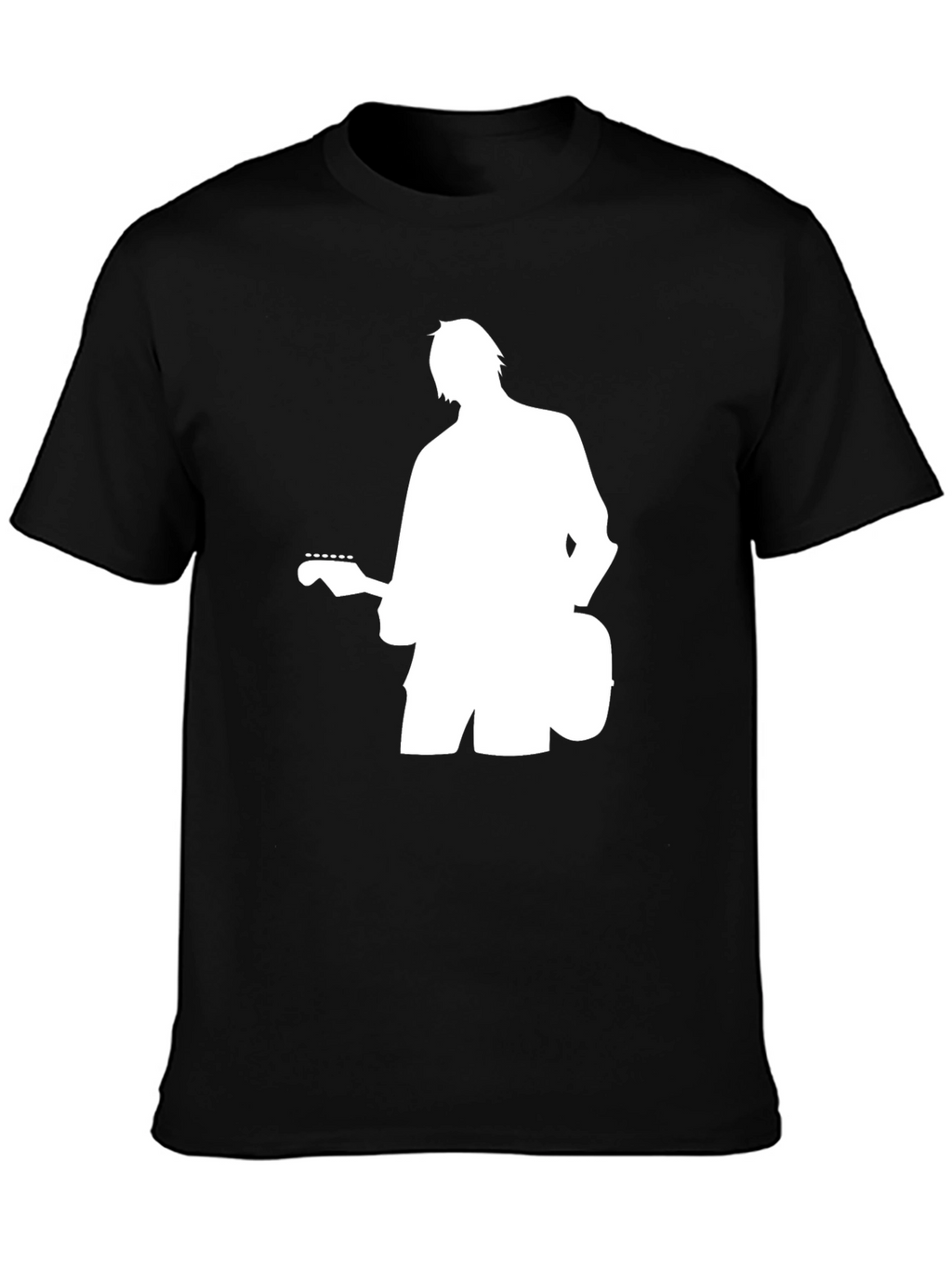 Guitarist Silhouette Black T-Shirt