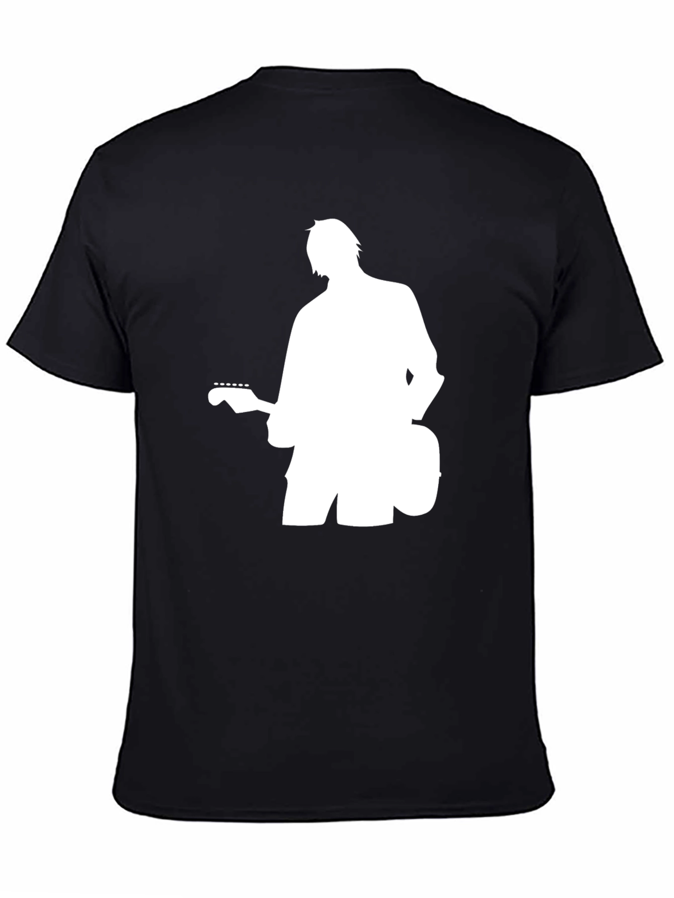 Guitarist Silhouette Black T-Shirt