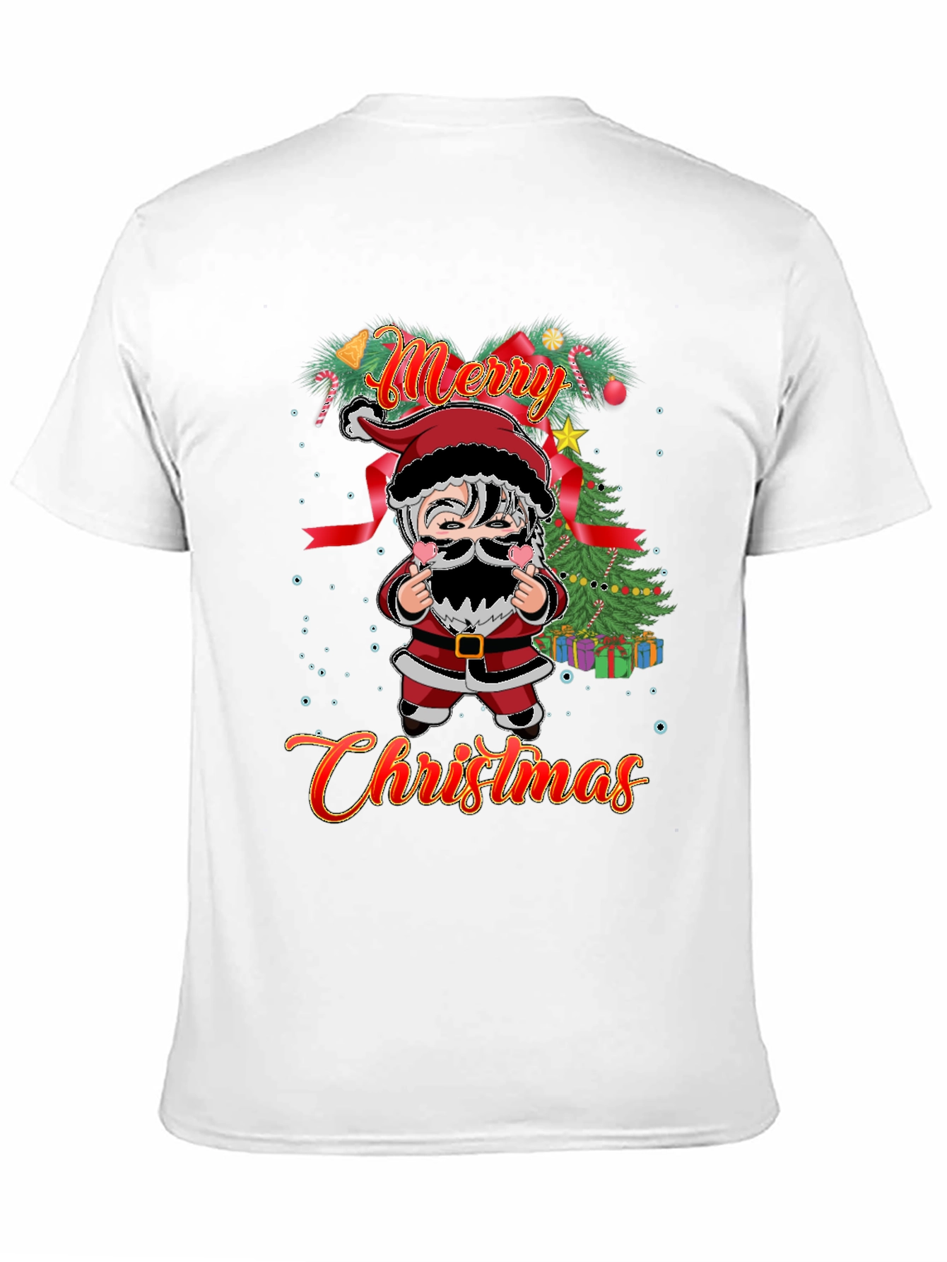 Merry Christmas Santa Graphic T-Shirt