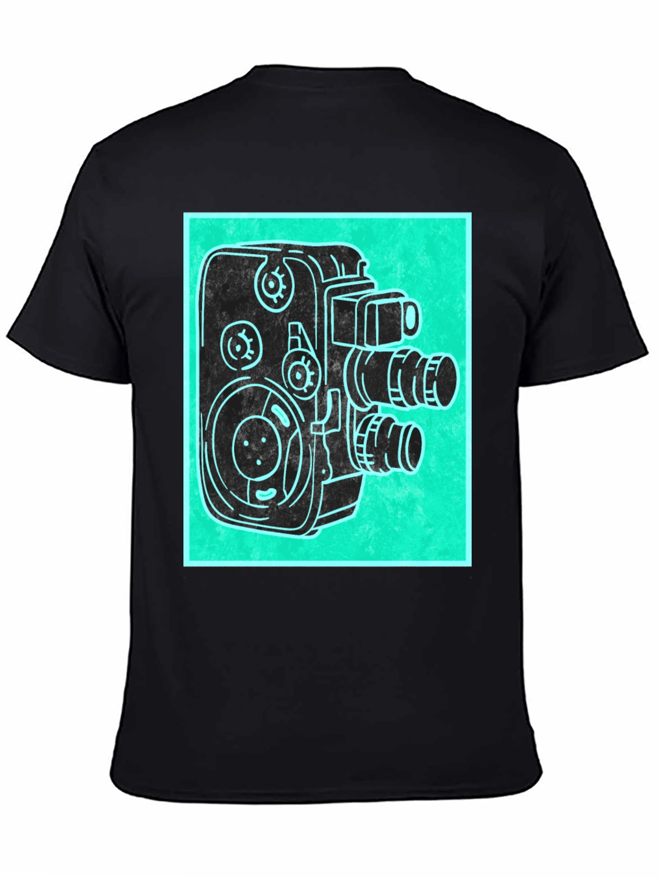 Retro Camera Graphic Tee - Vintage Style T-Shirt