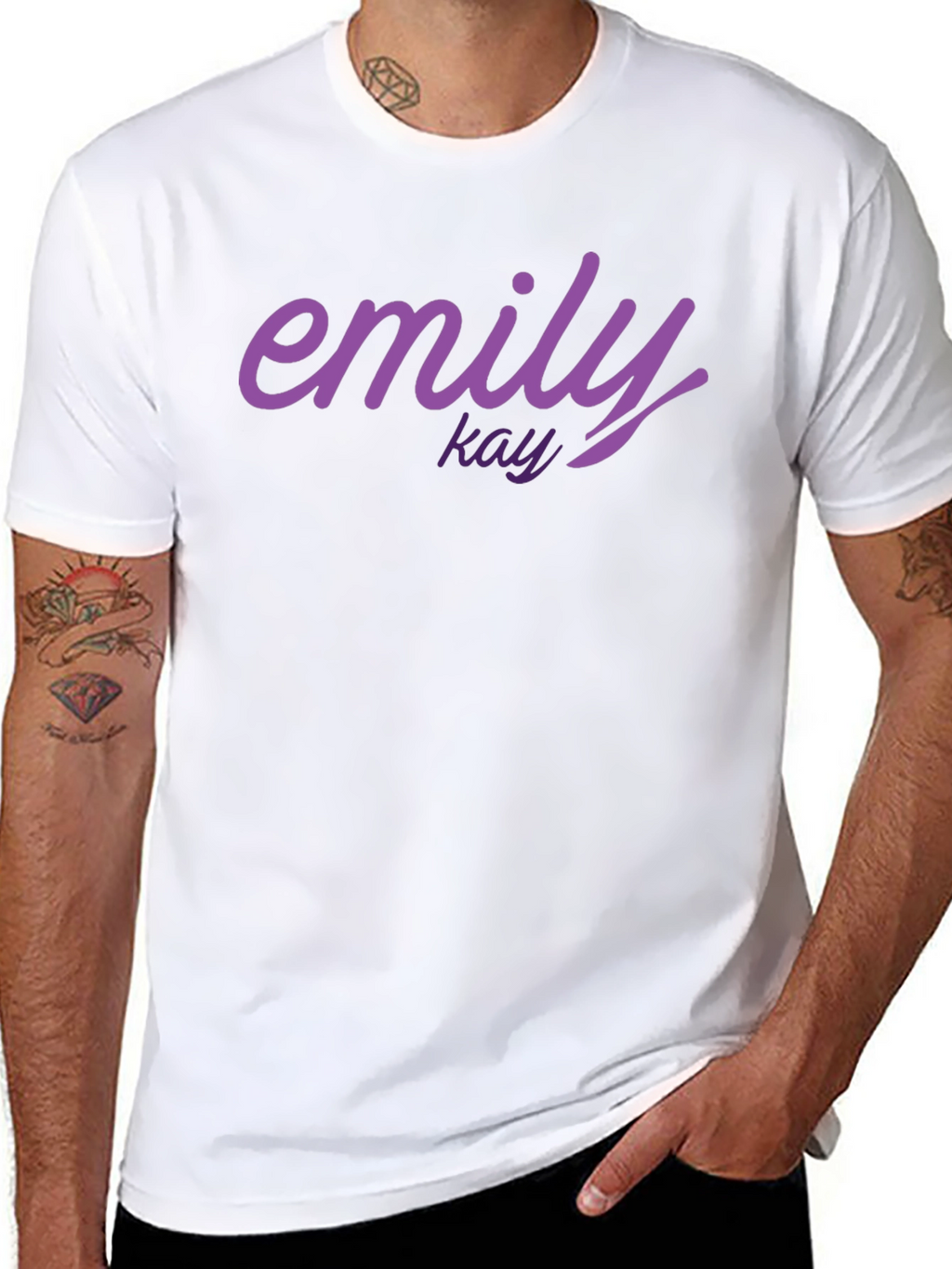 Emily Kay Black Graphic T-Shirt