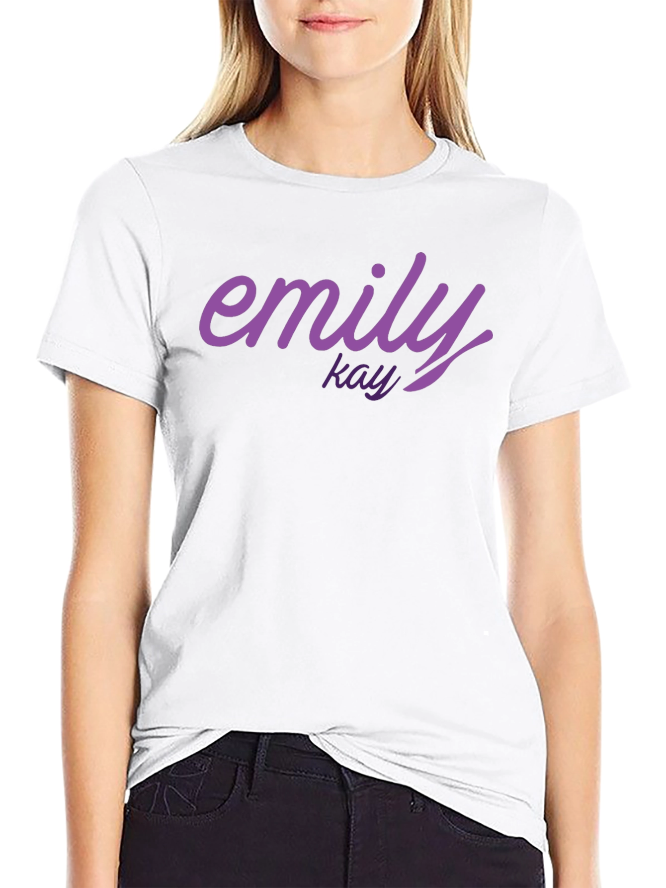 Emily Kay Black Graphic T-Shirt