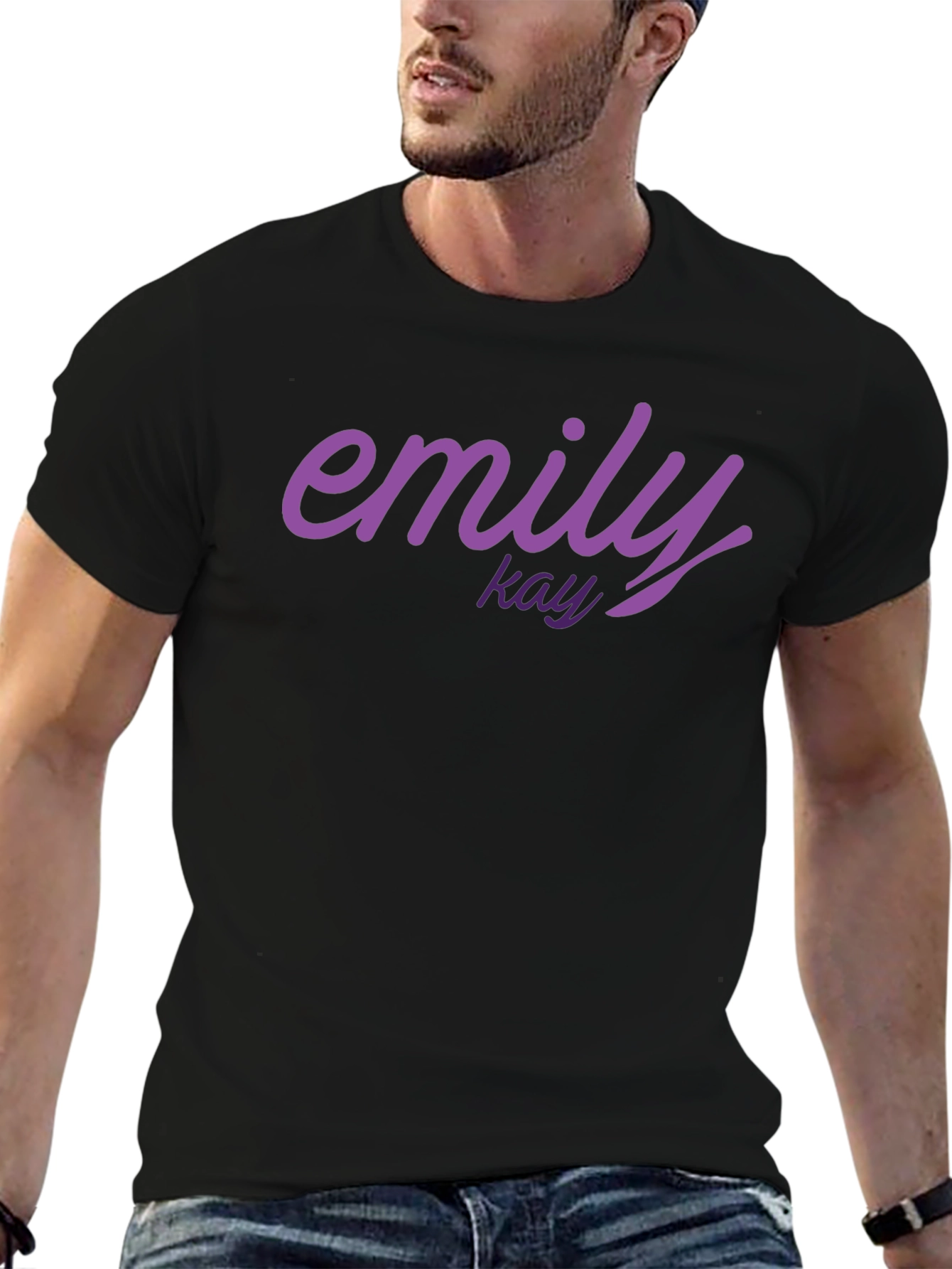 Emily Kay Black Graphic T-Shirt