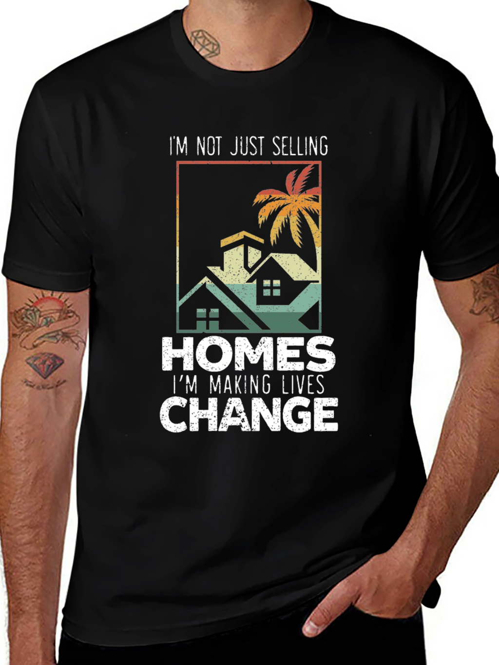 Realtor T-Shirt: Im Making Lives Change Tee