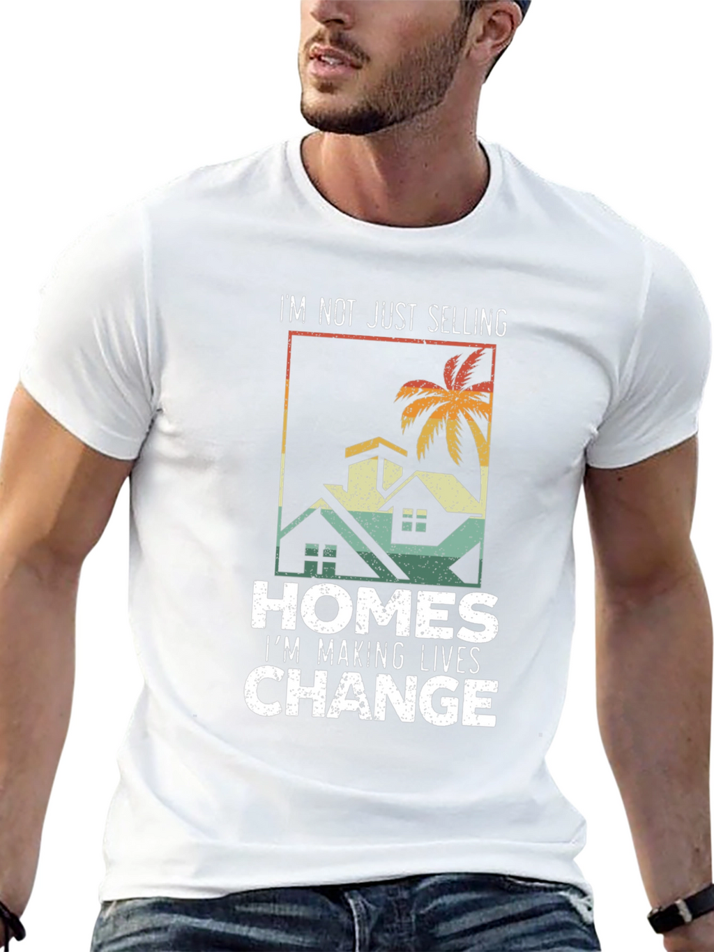 Realtor T-Shirt: Im Making Lives Change Tee