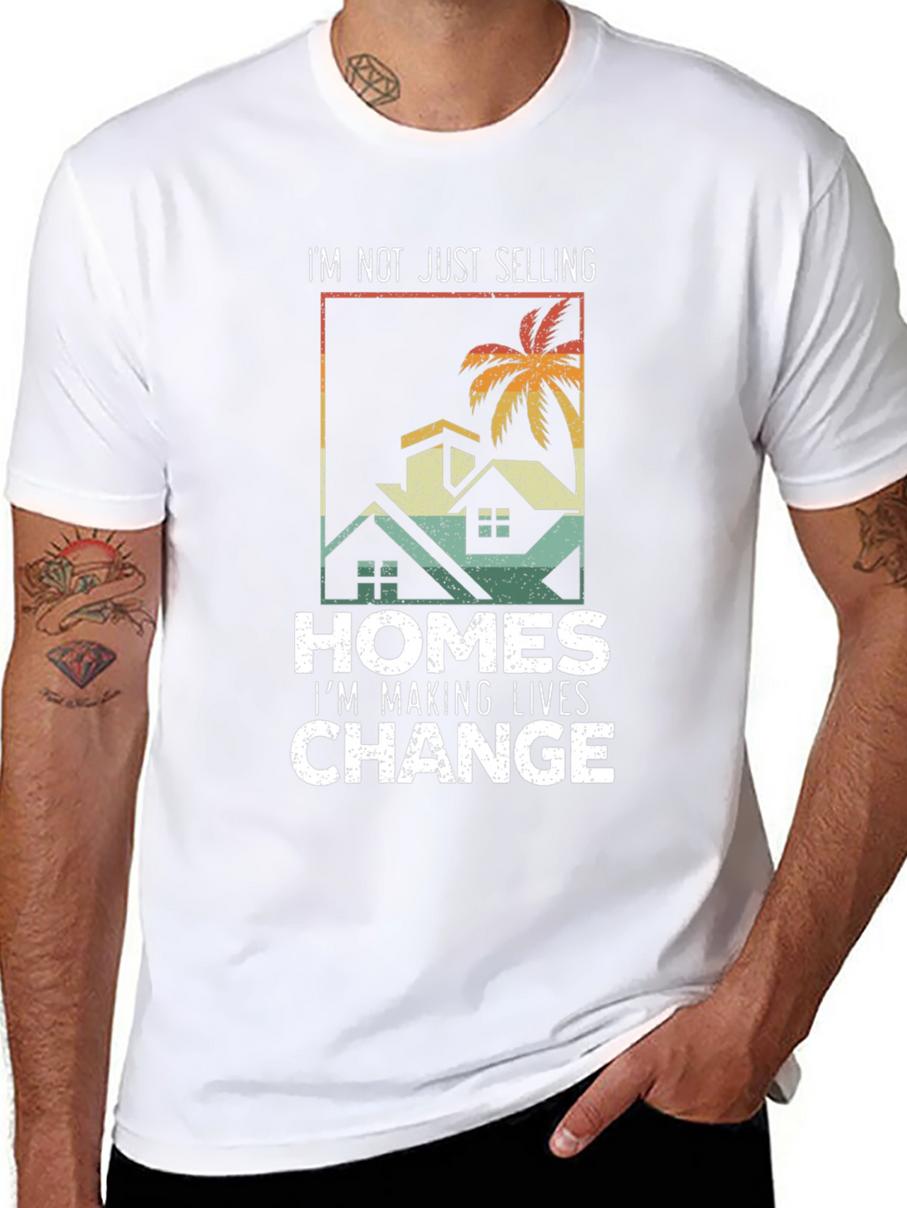 Realtor T-Shirt: Im Making Lives Change Tee