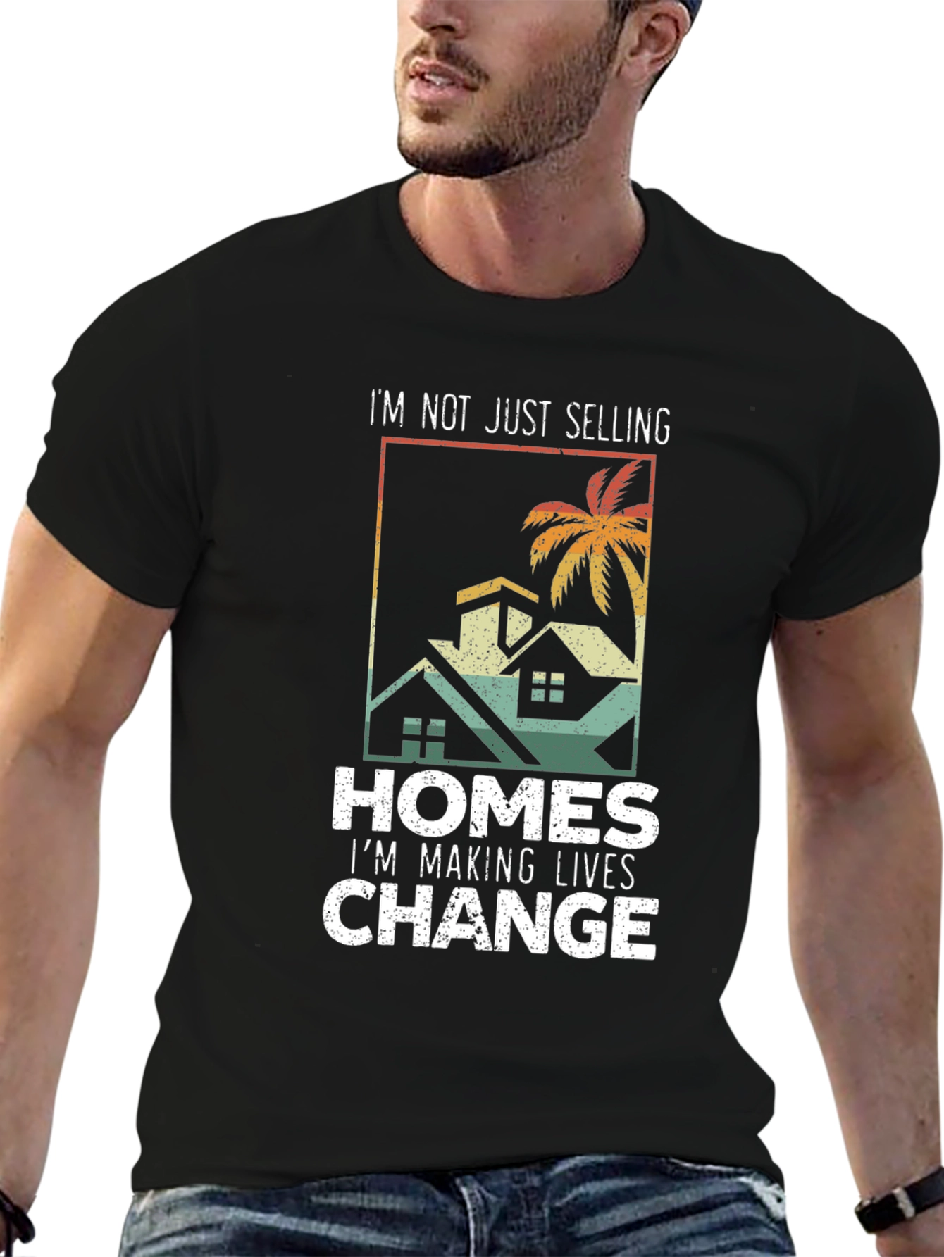 Realtor T-Shirt: Im Making Lives Change Tee