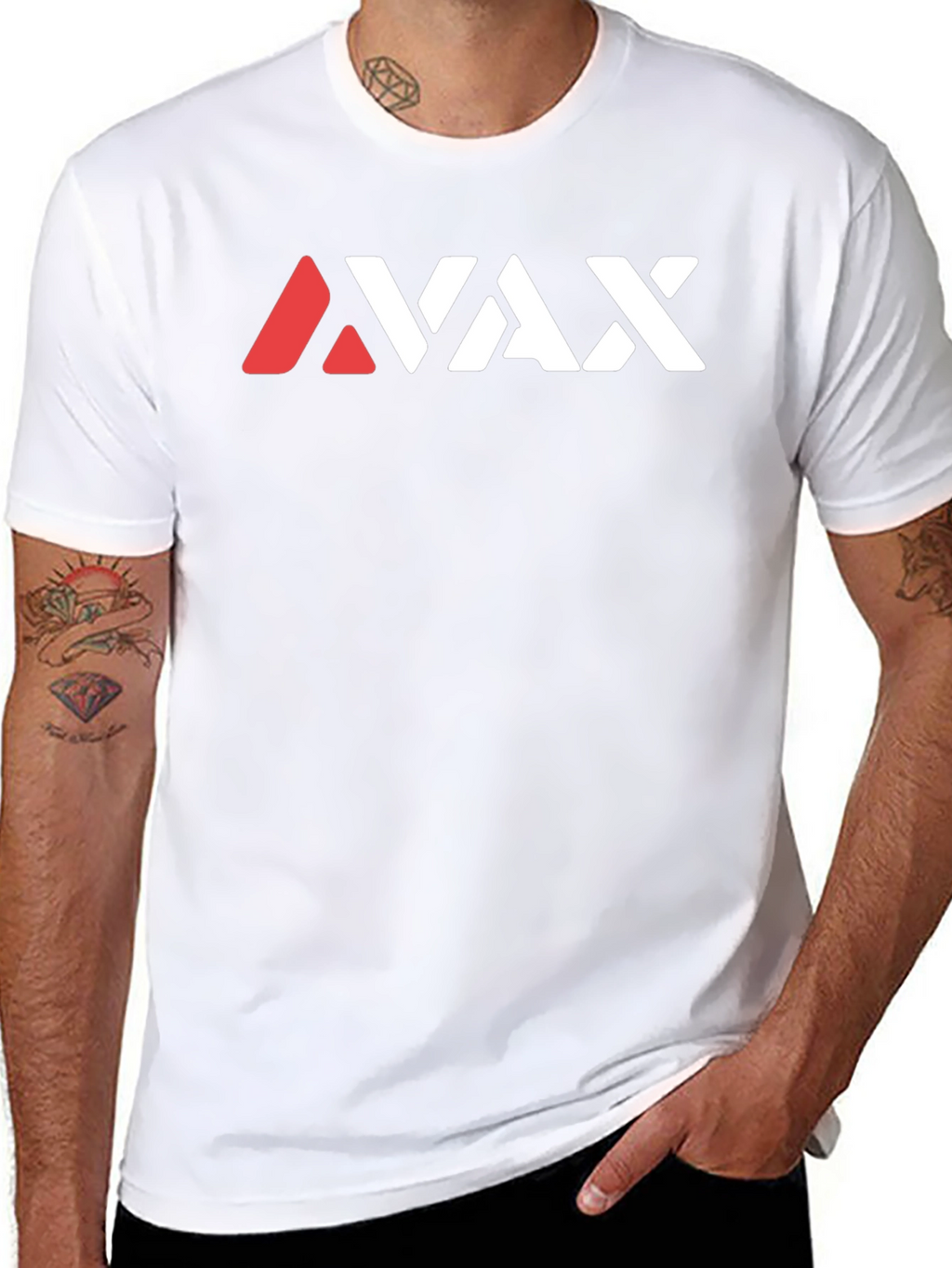 AVAX Graphic Black T-Shirt