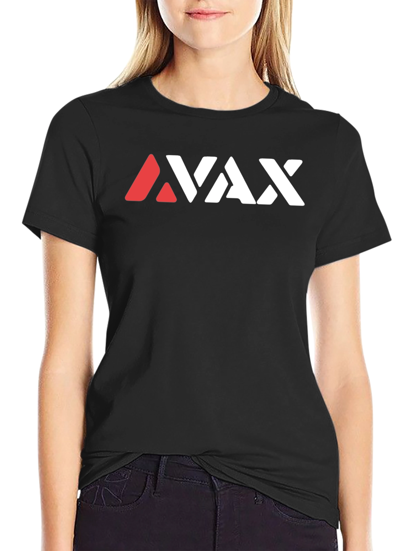 AVAX Graphic Black T-Shirt