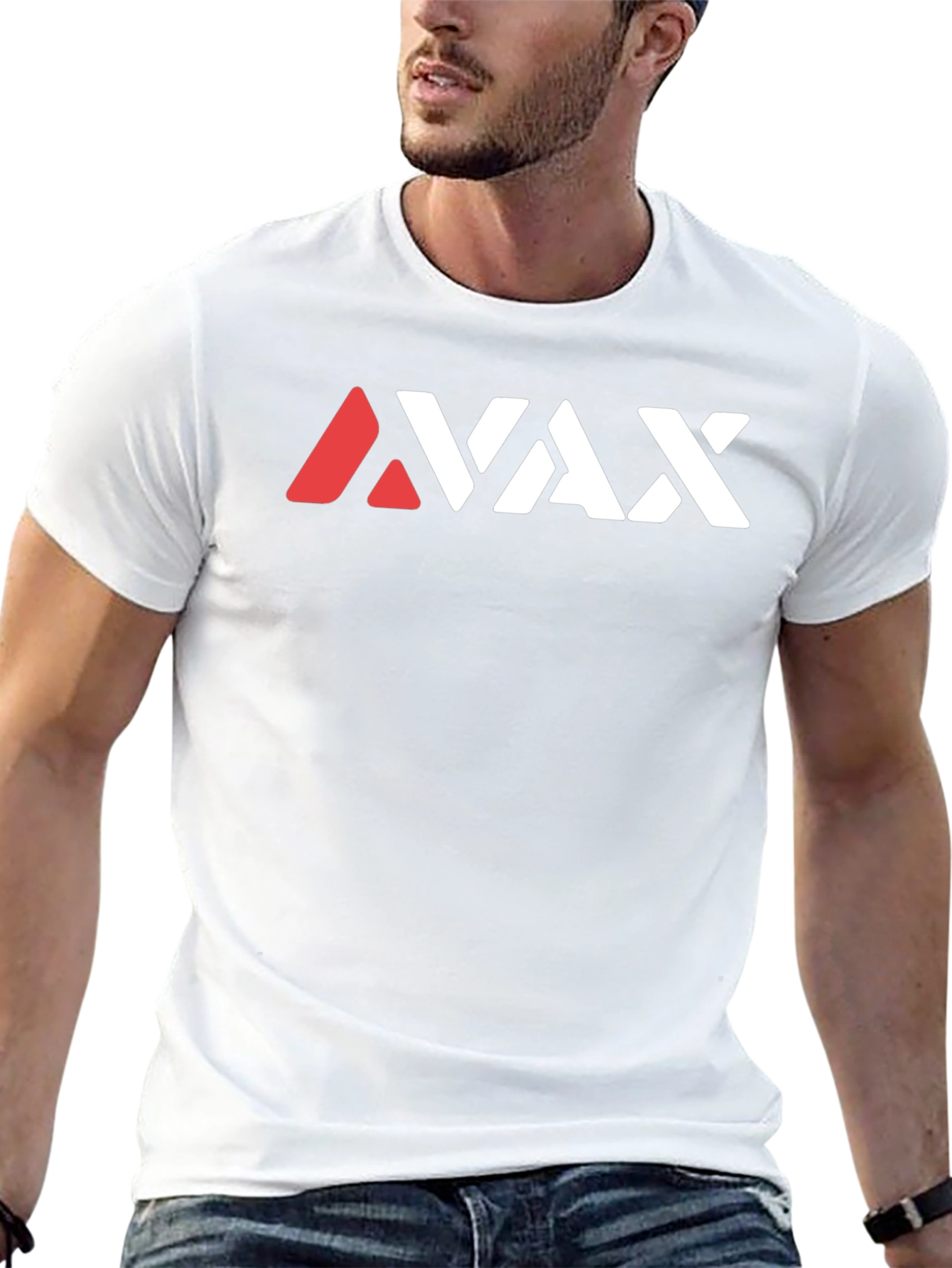AVAX Graphic Black T-Shirt