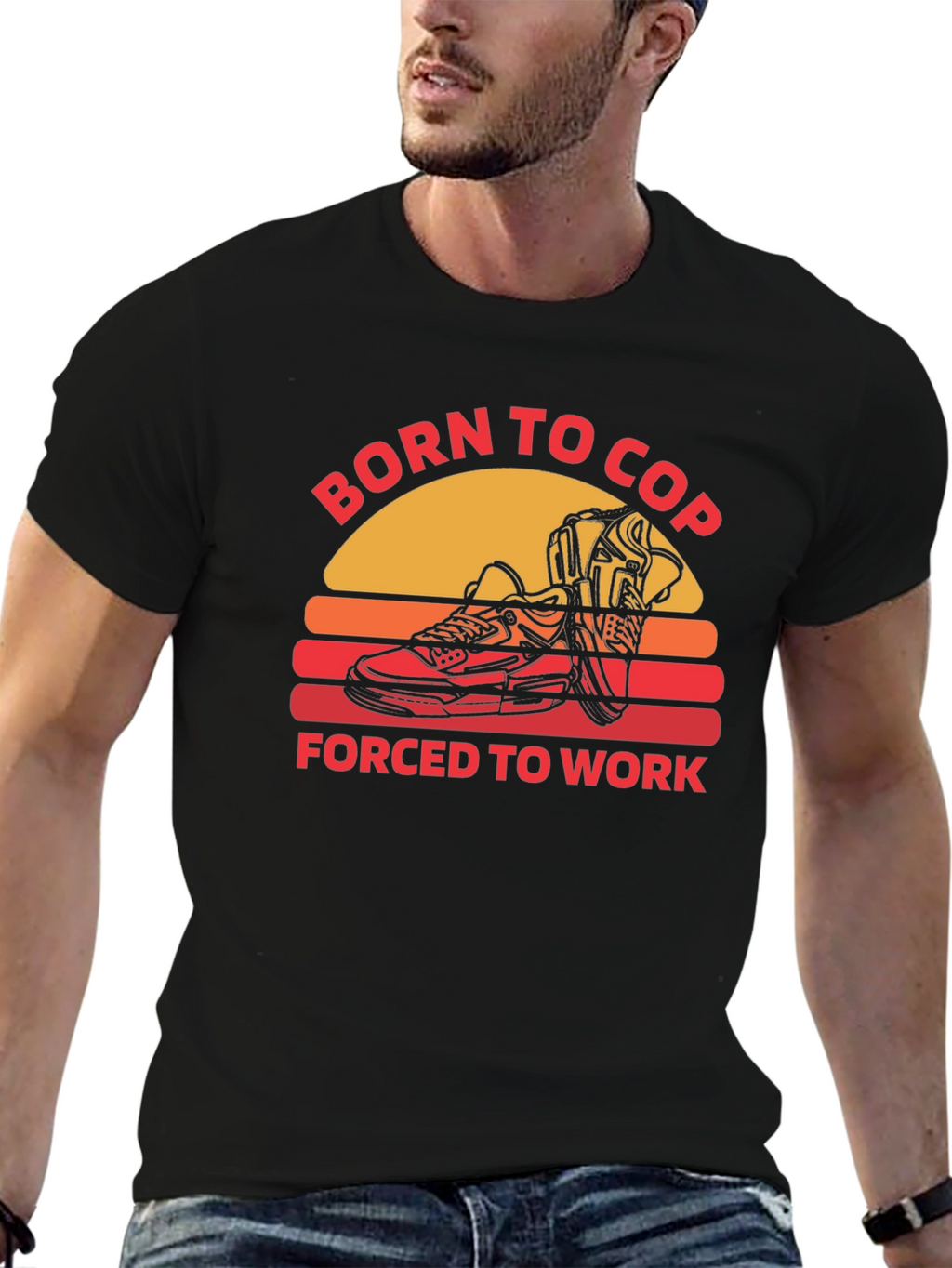 Born to Cop Graphic T-Shirt