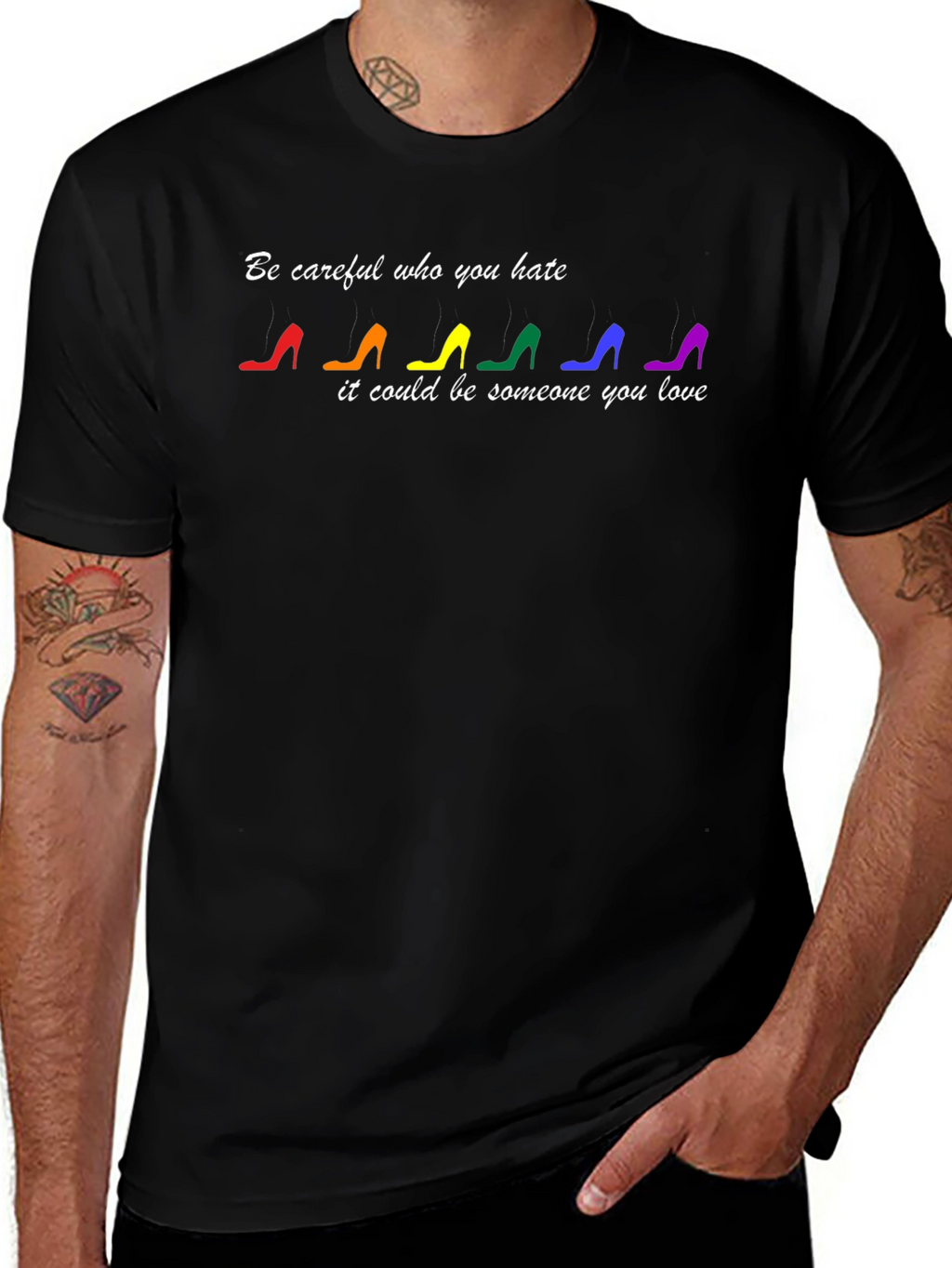 Be Careful Who You Hate Graphic Tee