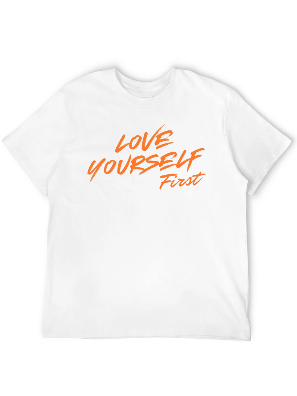 Love Yourself First Graphic Tee - Black Cotton