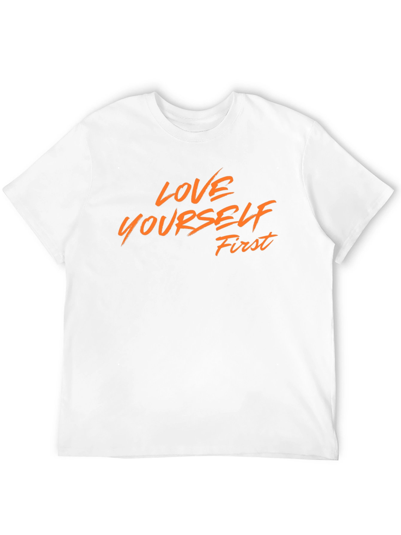 Love Yourself First Graphic Tee - Black Cotton