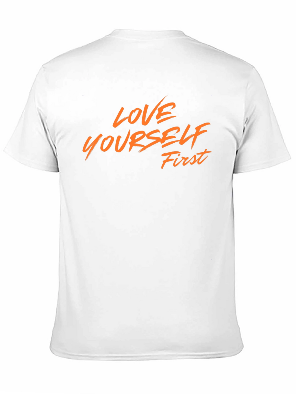 Love Yourself First Graphic Tee - Black Cotton