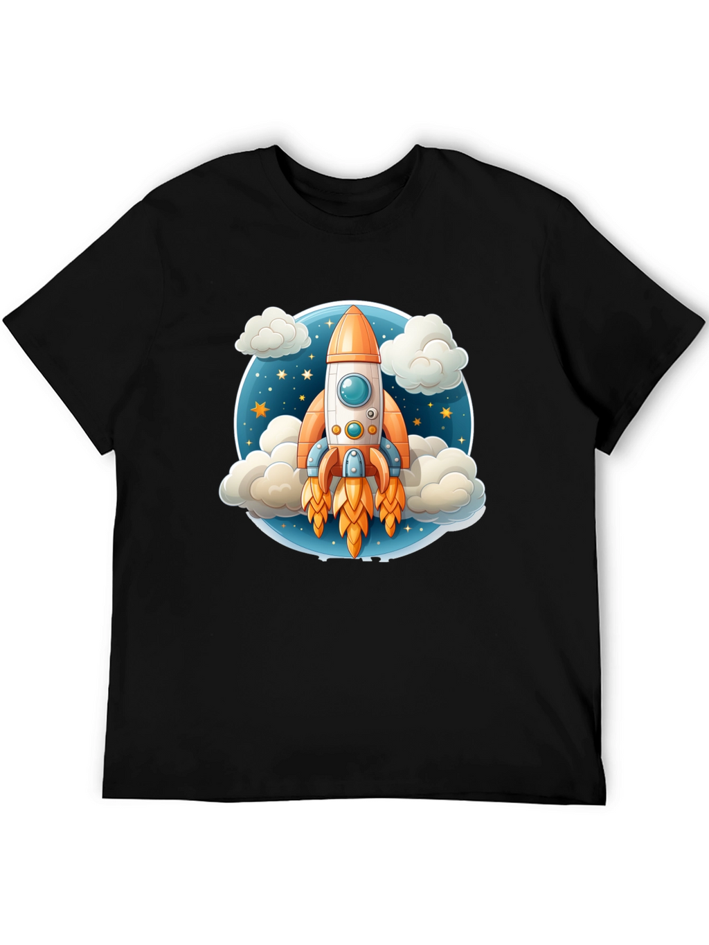 Rocket Launch T-Shirt - Galaxy Explorer Tee