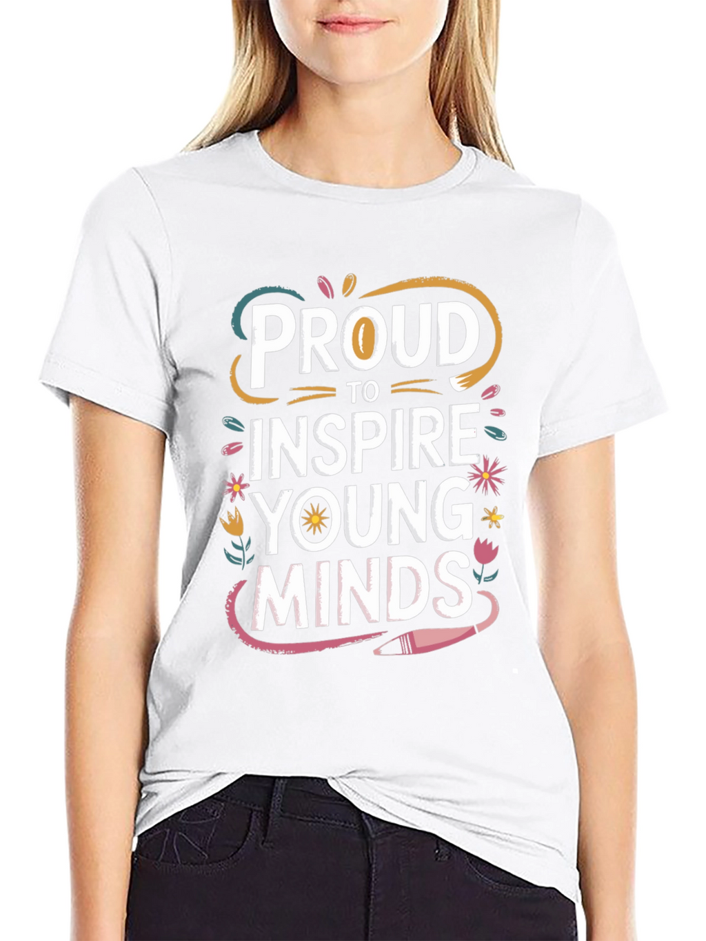 Proud to Inspire Young Minds Black T-Shirt