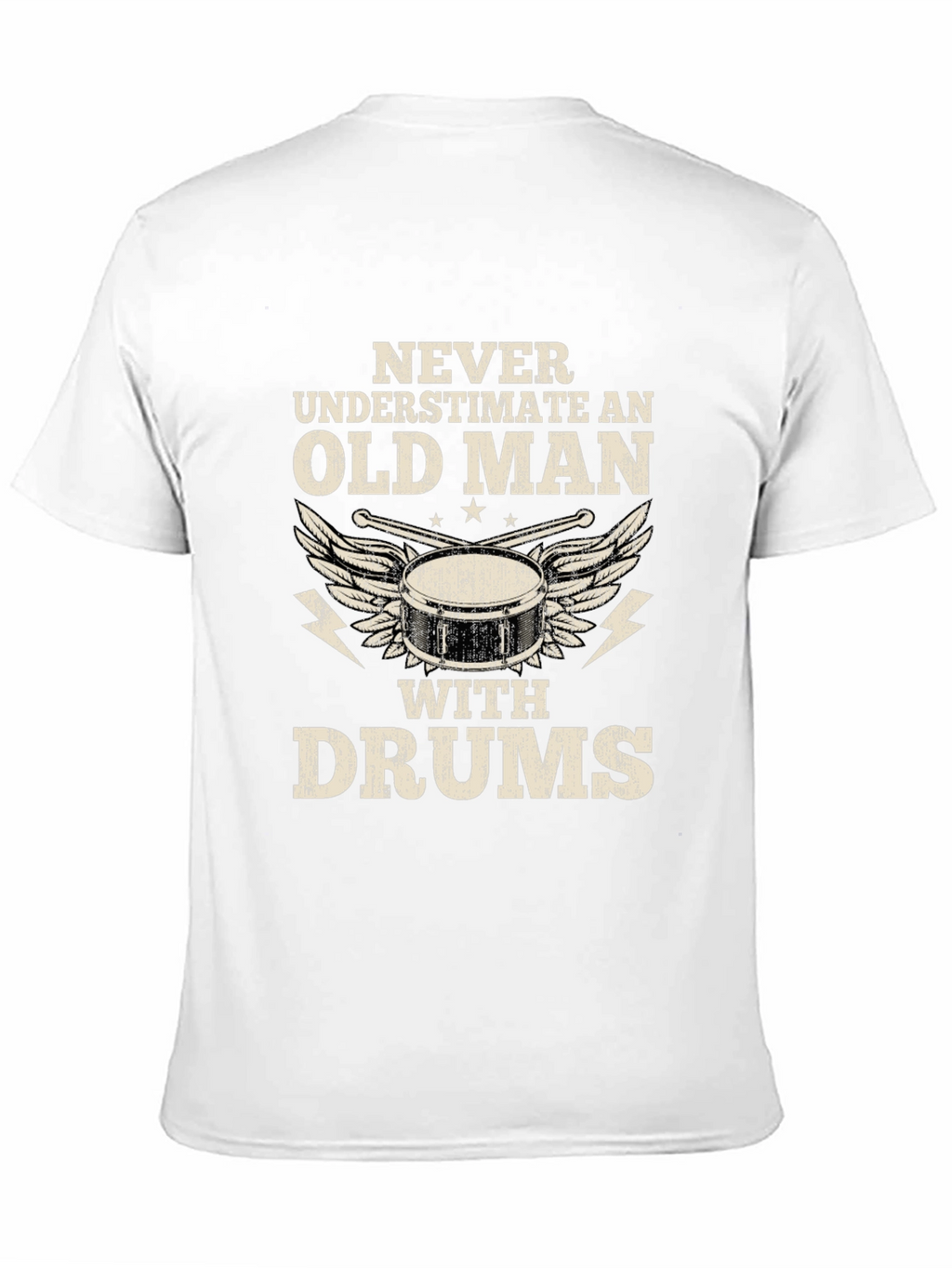 Old Man With Drums T-Shirt