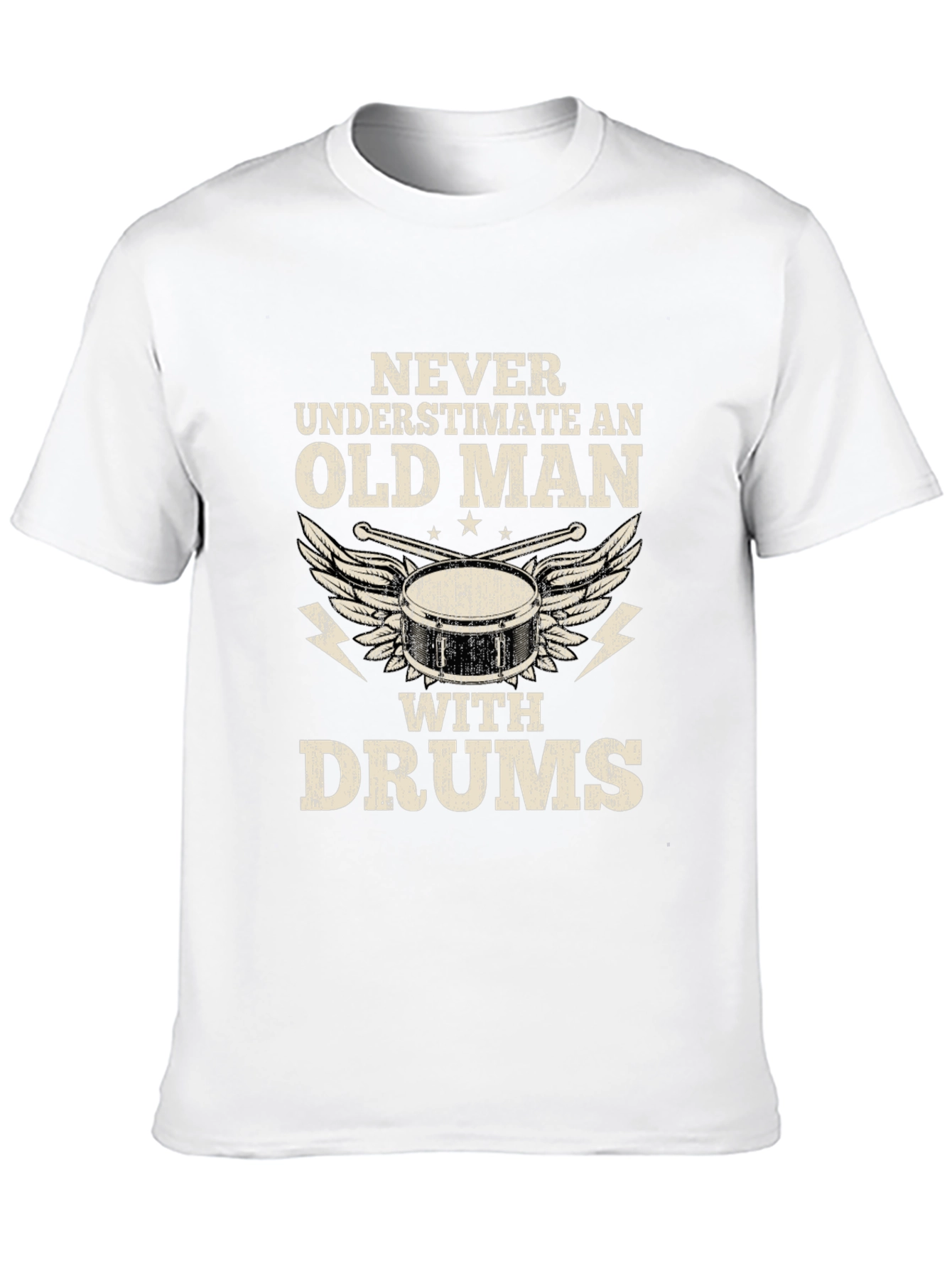 Old Man With Drums T-Shirt