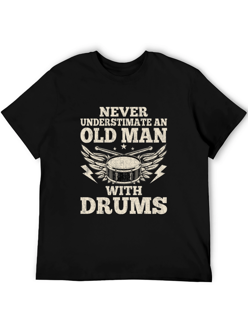 Old Man With Drums T-Shirt