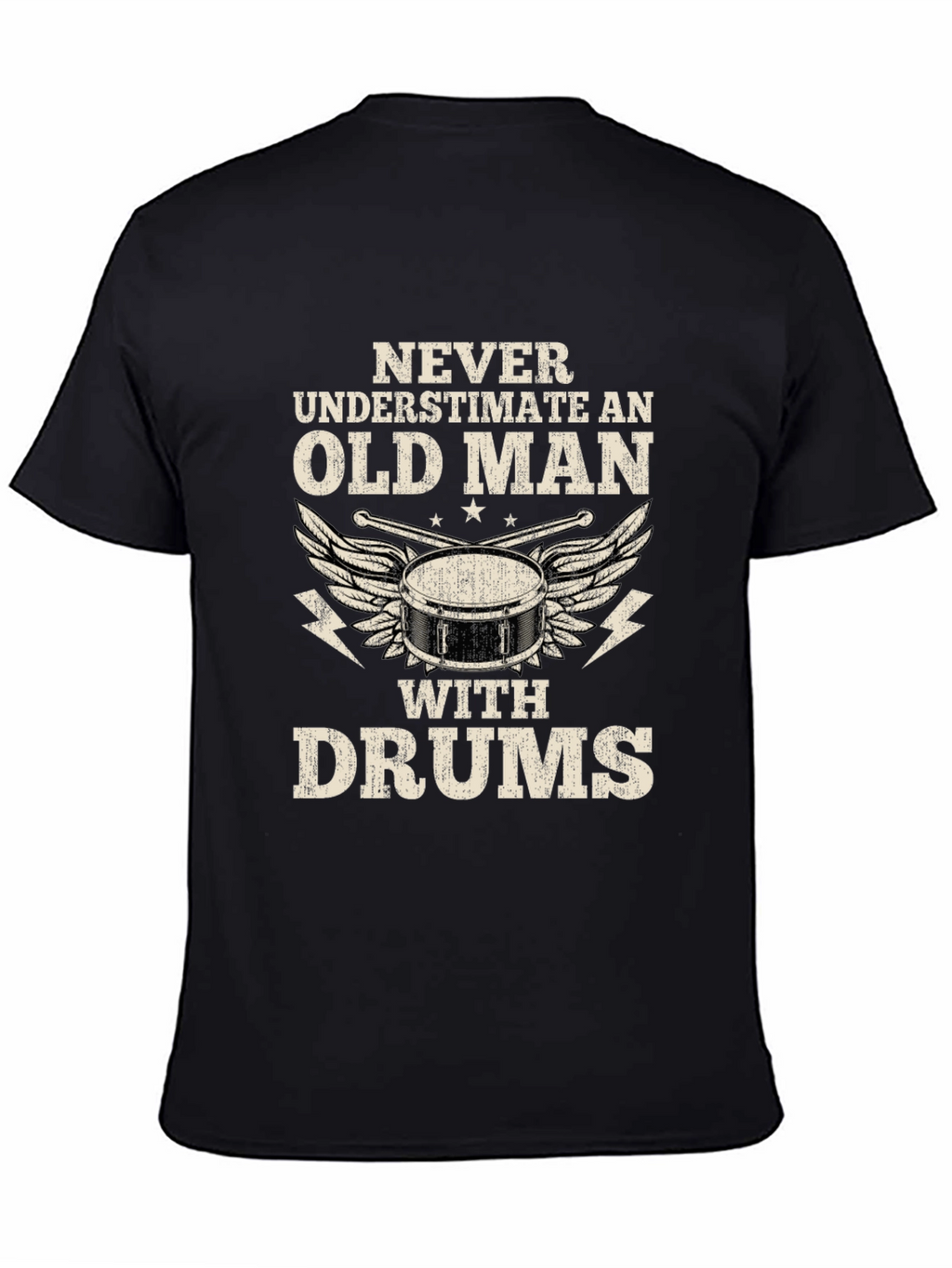 Old Man With Drums T-Shirt