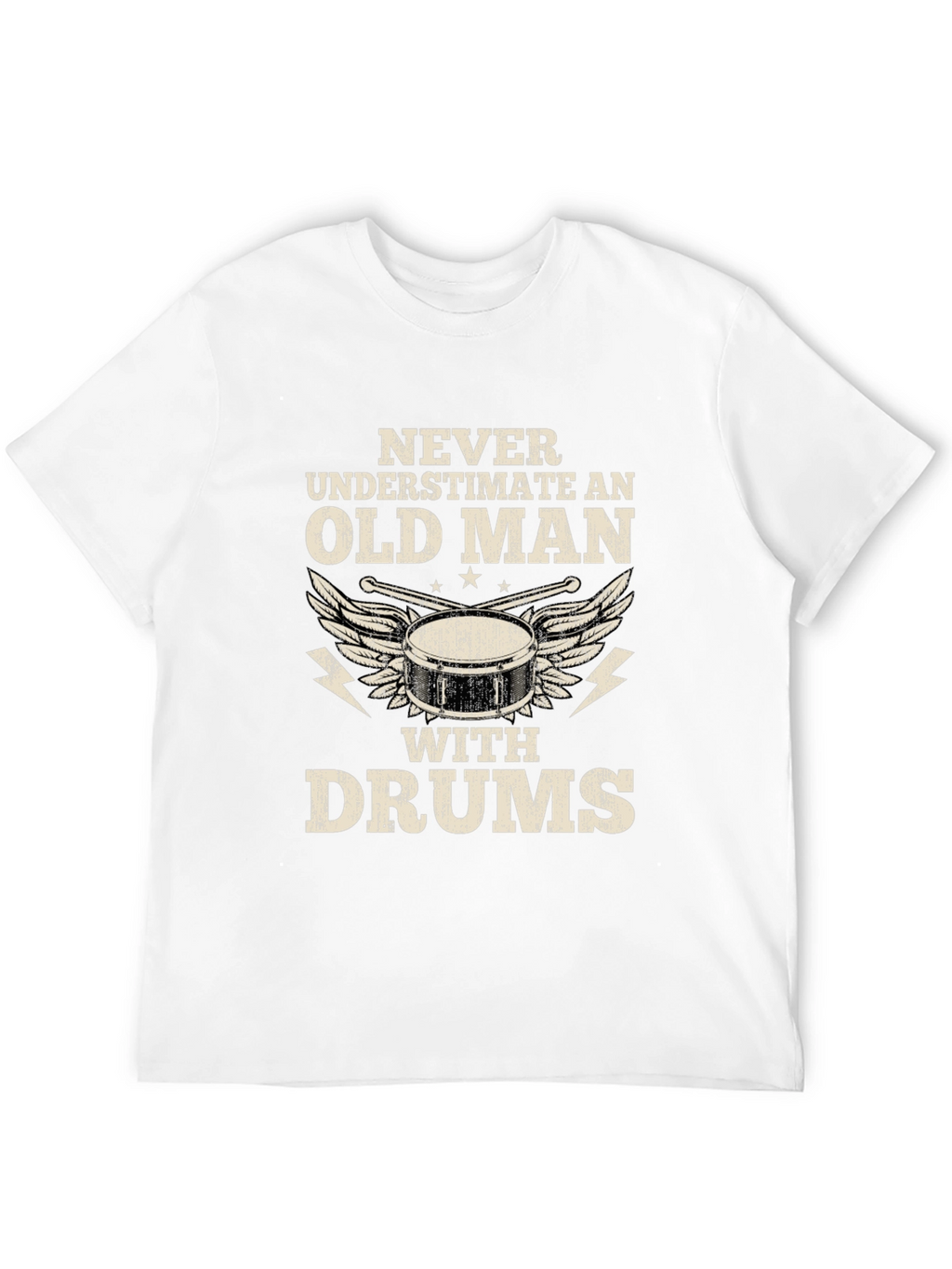 Old Man With Drums T-Shirt