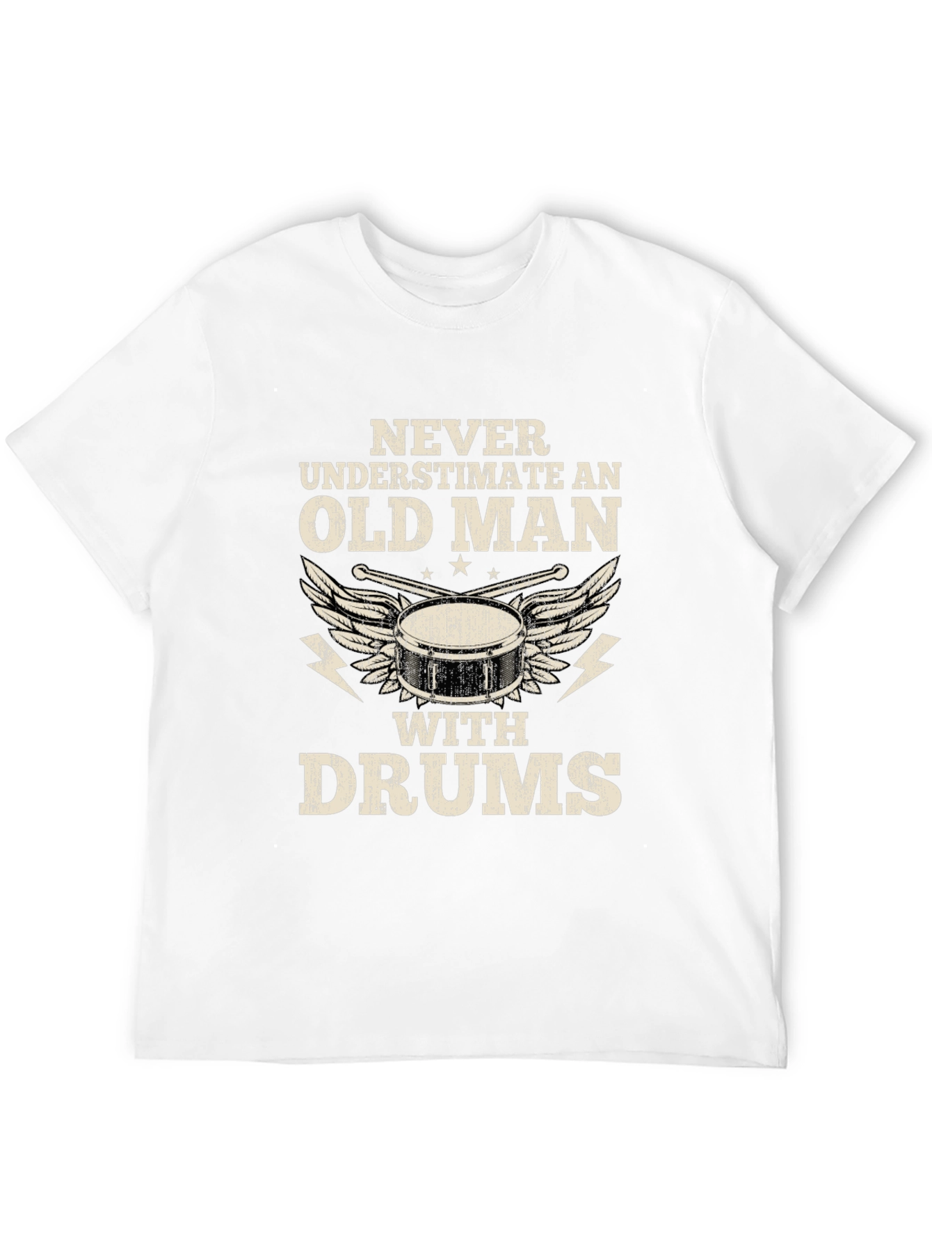 Old Man With Drums T-Shirt