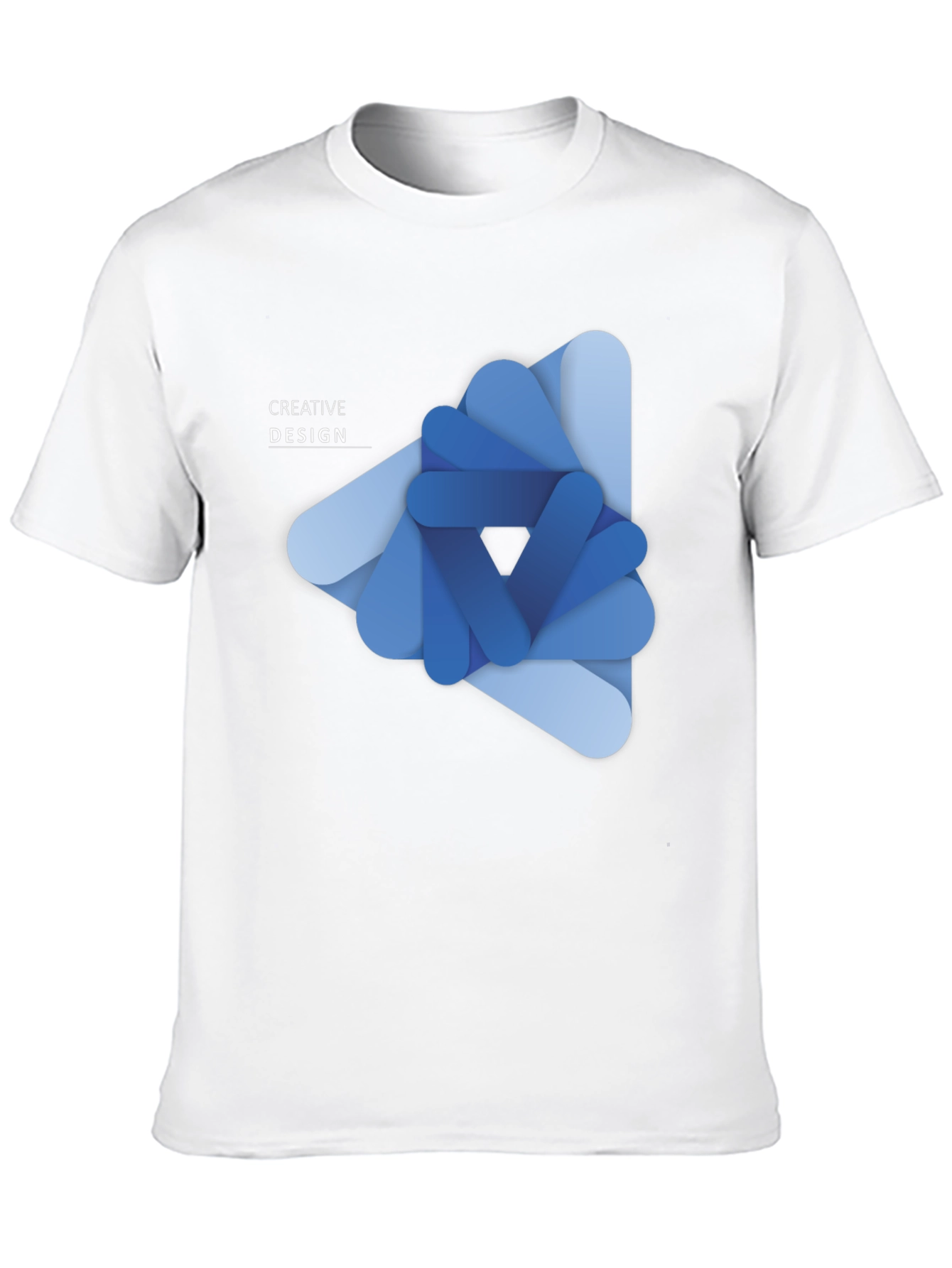 Creative Design Black T-Shirt