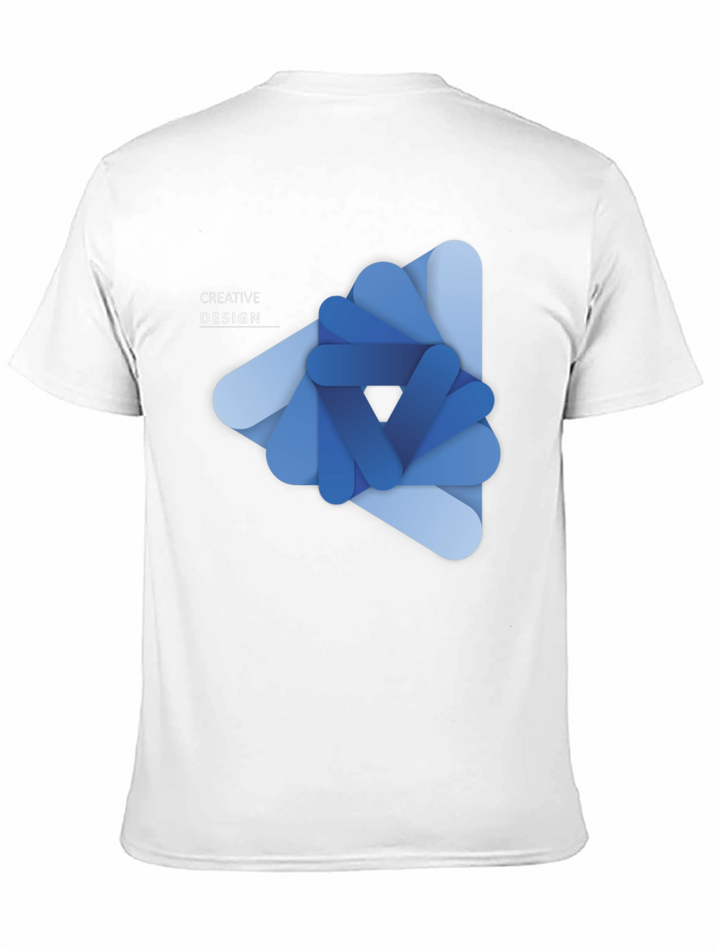 Creative Design Black T-Shirt