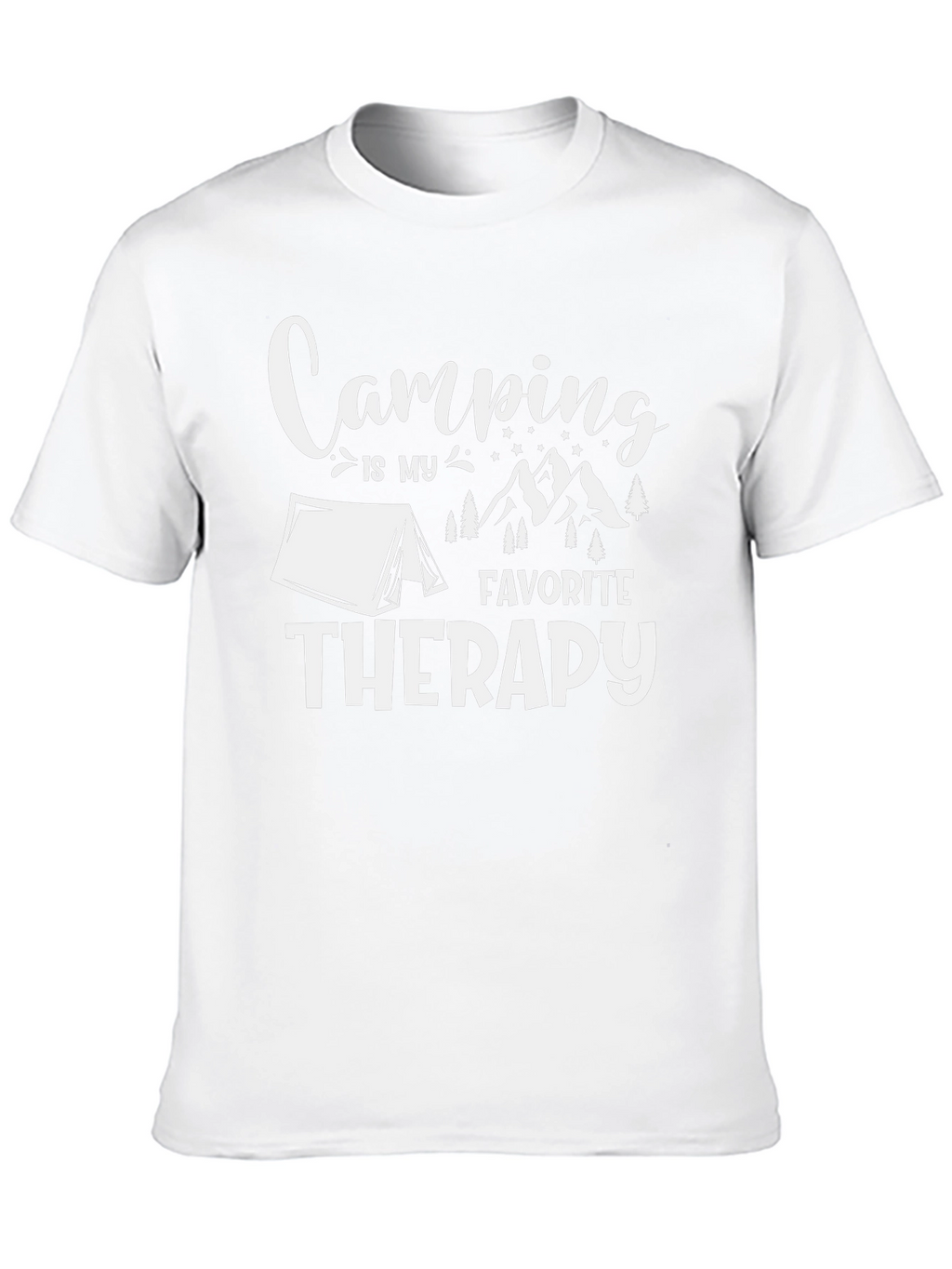 Camping is my Favorite Therapy Graphic T-Shirt