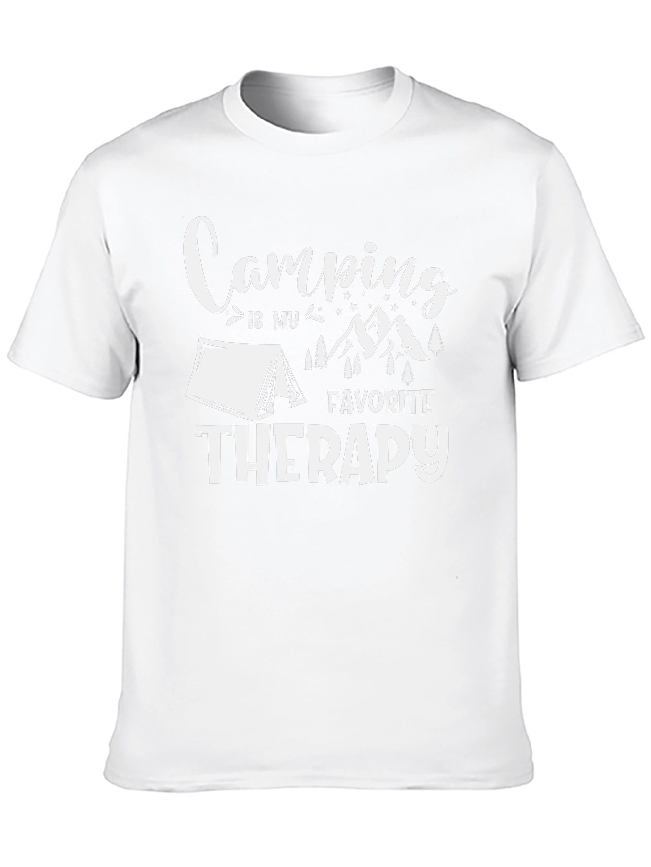 Camping is my Favorite Therapy Graphic T-Shirt