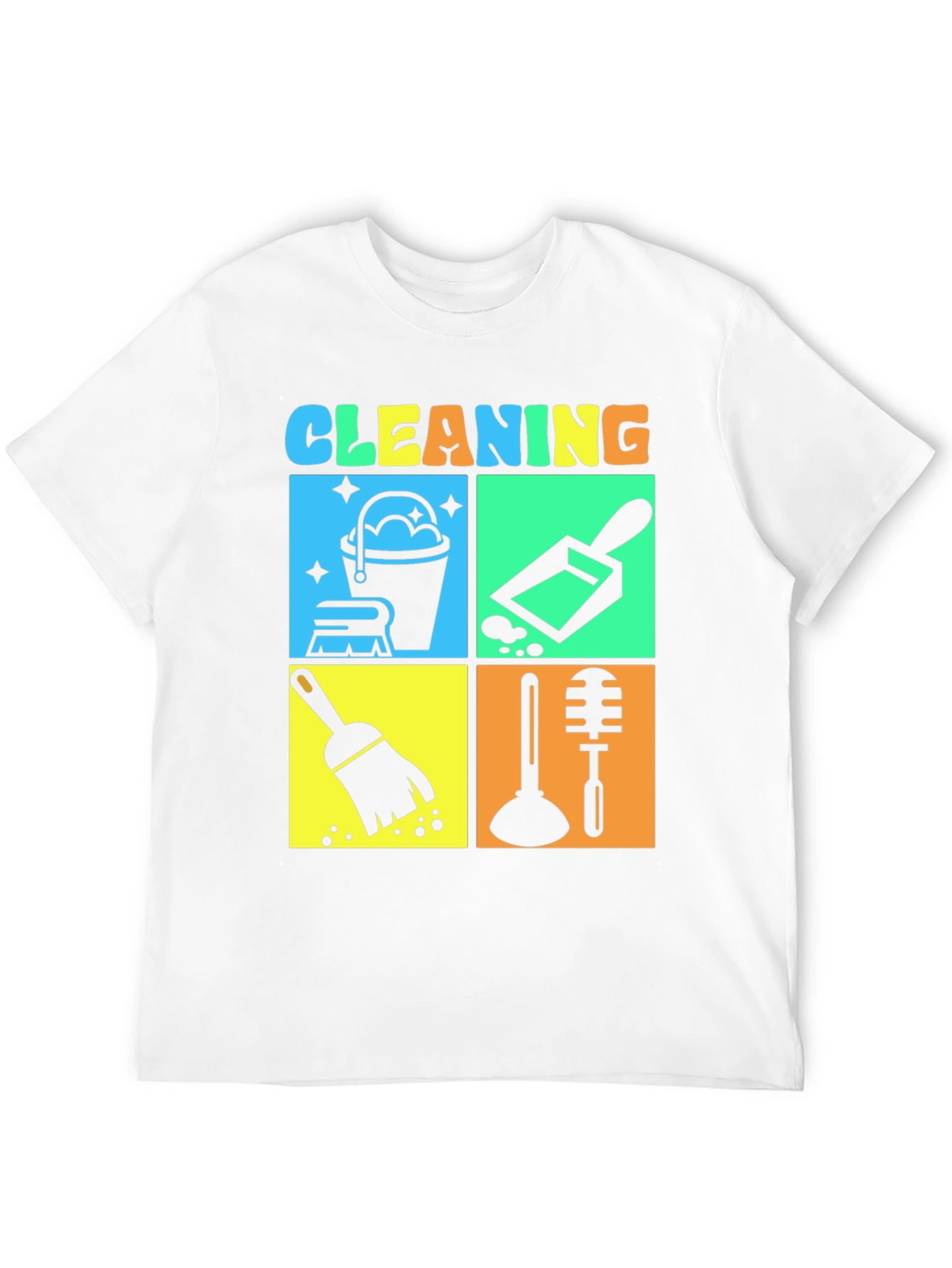 Cleaning Crew Graphic T-Shirt