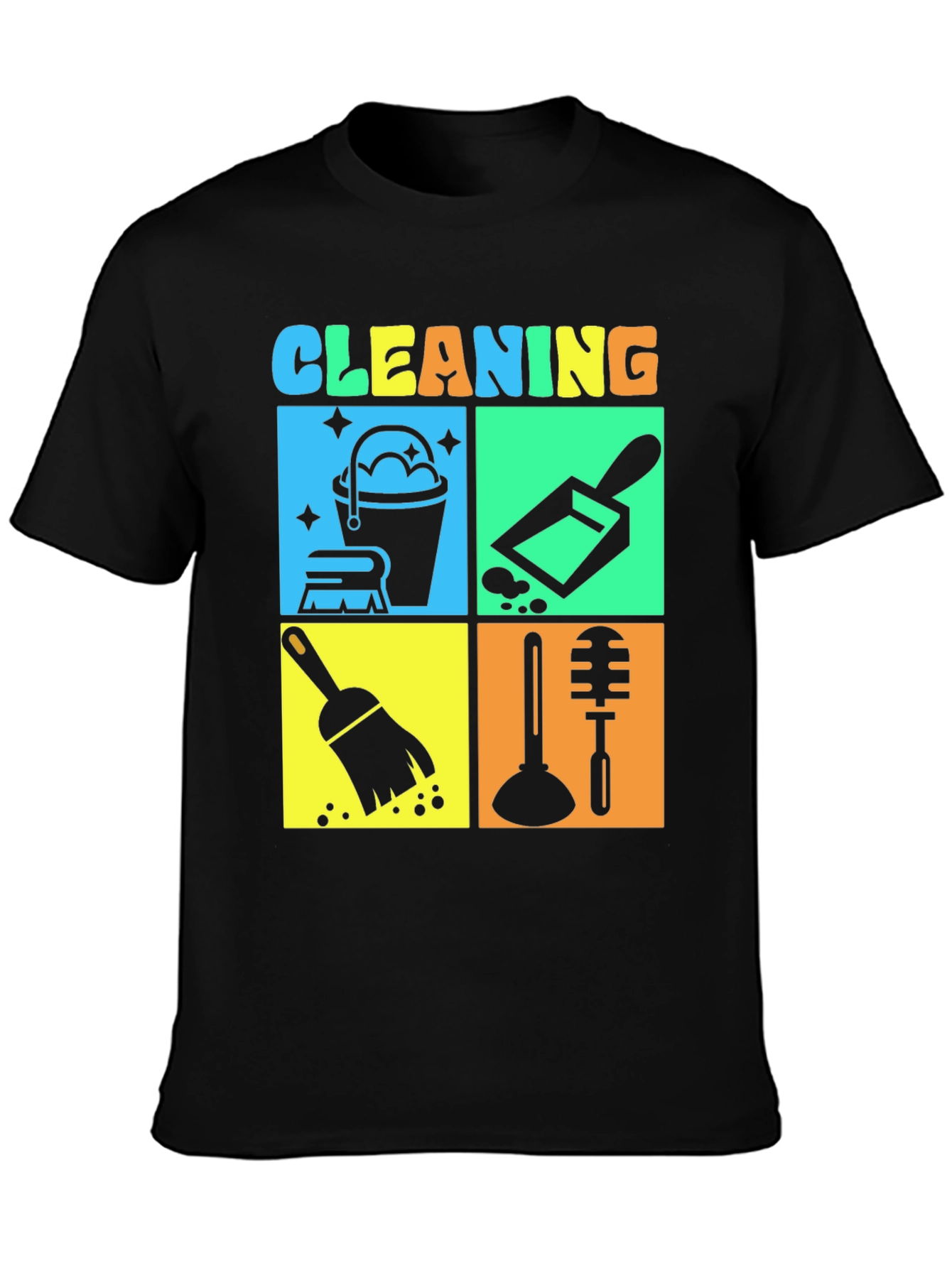 Cleaning Crew Graphic T-Shirt