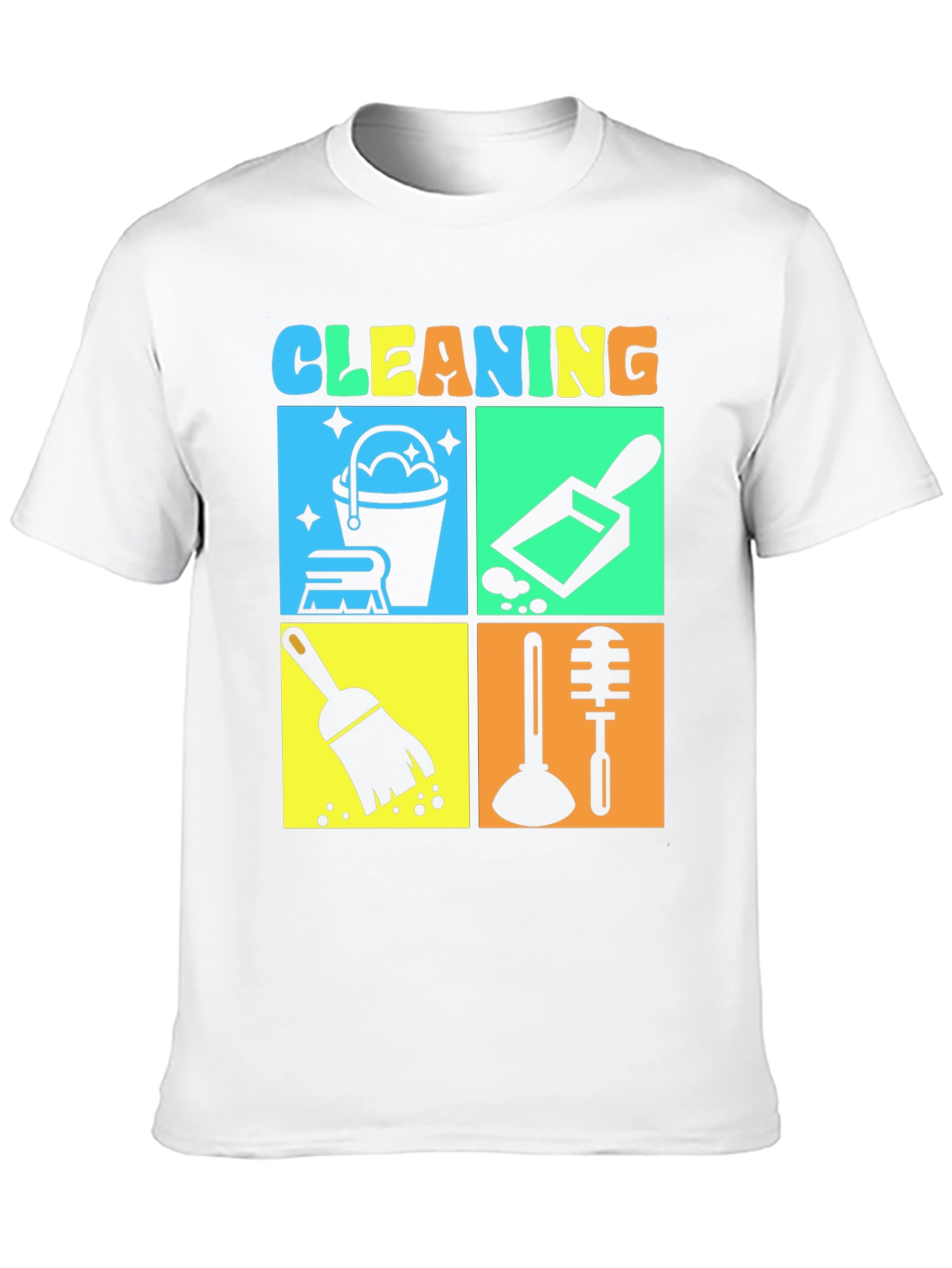 Cleaning Crew Graphic T-Shirt