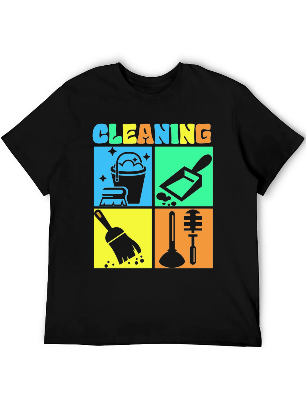 Cleaning Crew Graphic T-Shirt