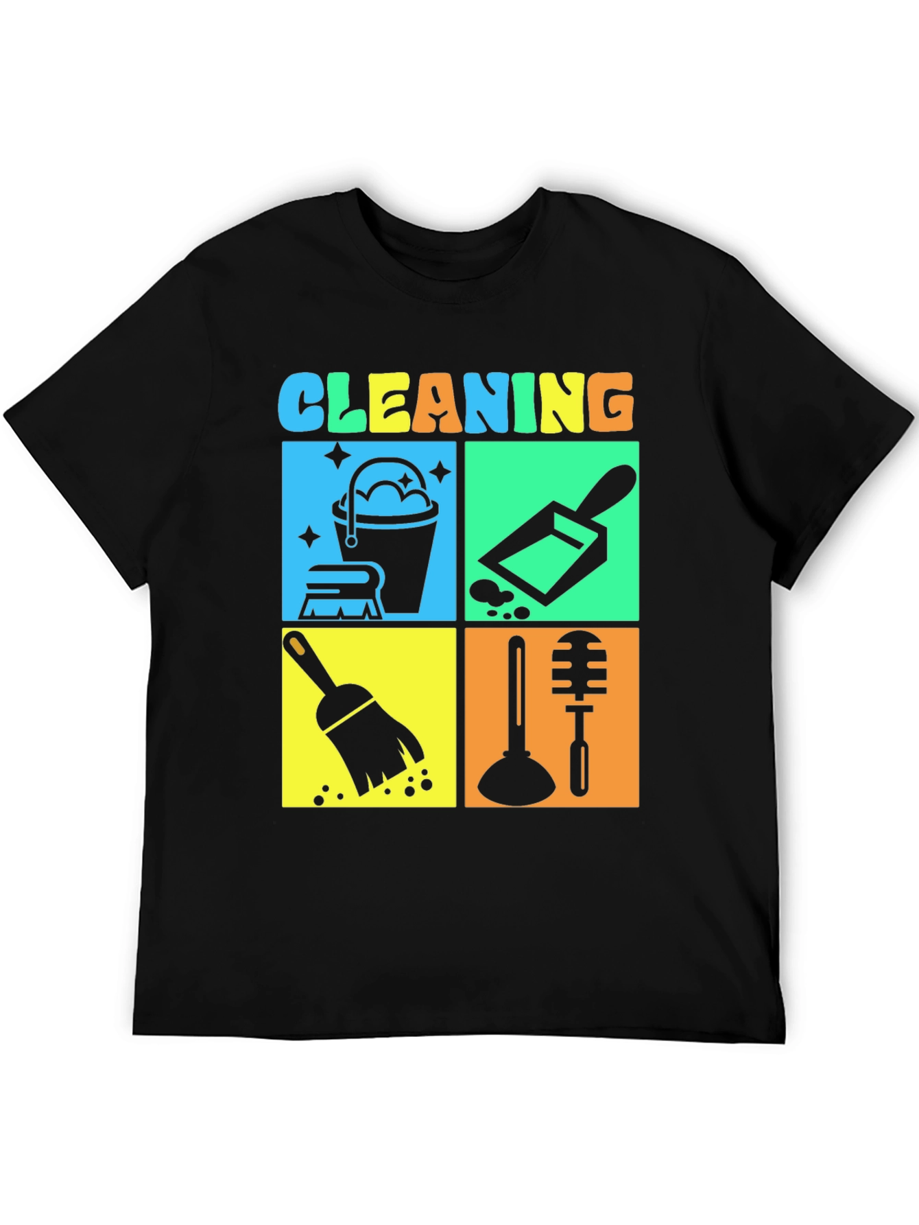 Cleaning Crew Graphic T-Shirt