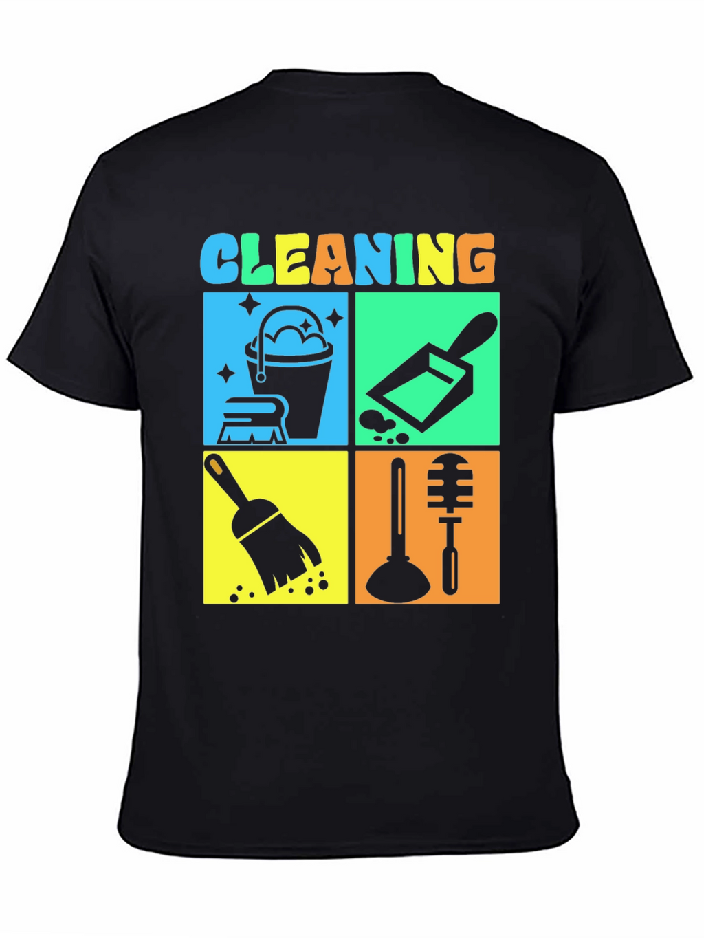Cleaning Crew Graphic T-Shirt