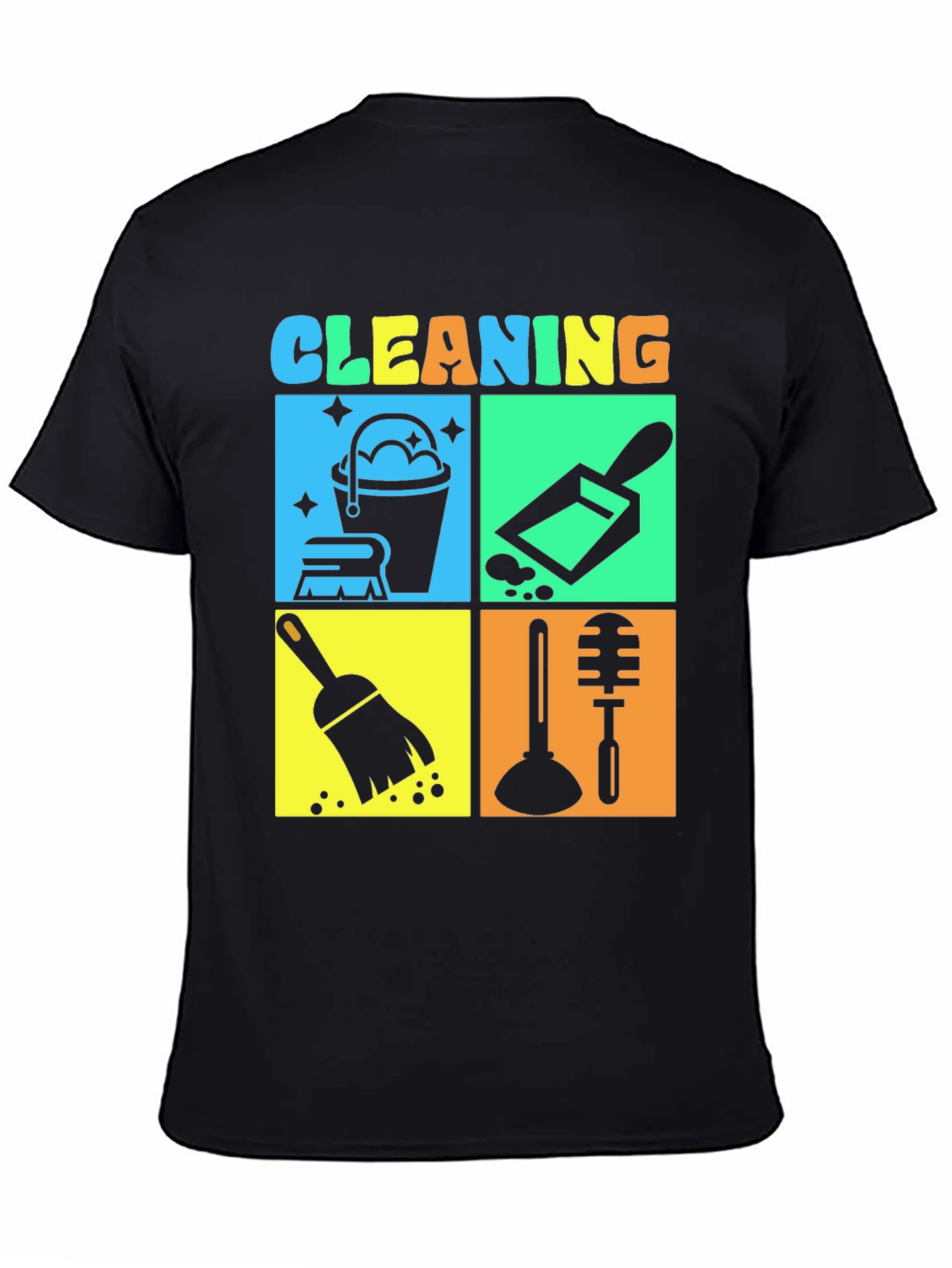 Cleaning Crew Graphic T-Shirt