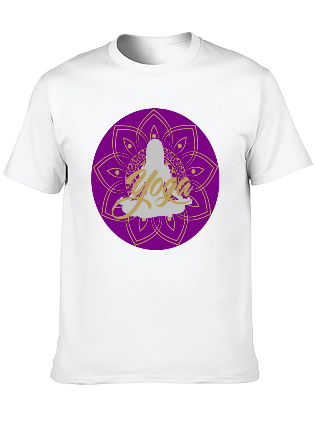 Yoga Meditation Mandala T-Shirt Spiritual Design