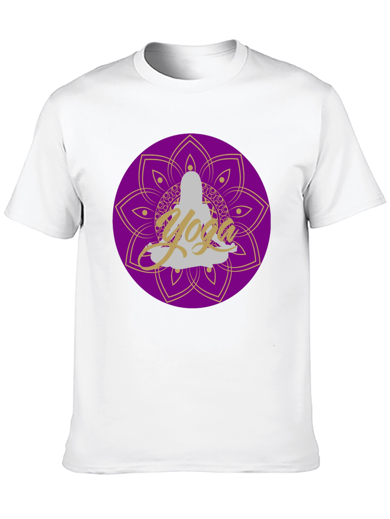 Yoga Meditation Mandala T-Shirt Spiritual Design