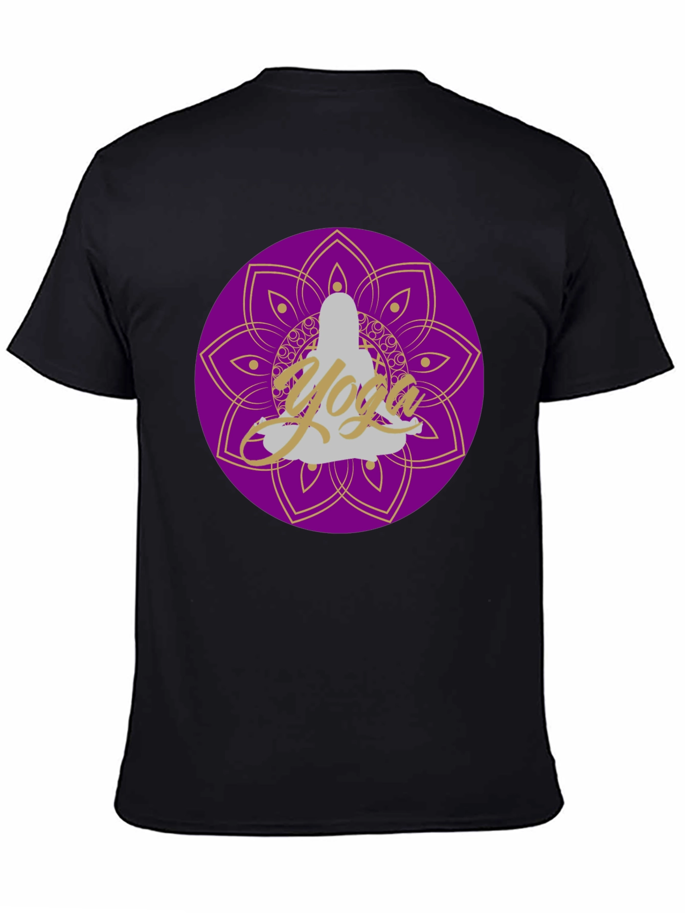 Yoga Meditation Mandala T-Shirt Spiritual Design
