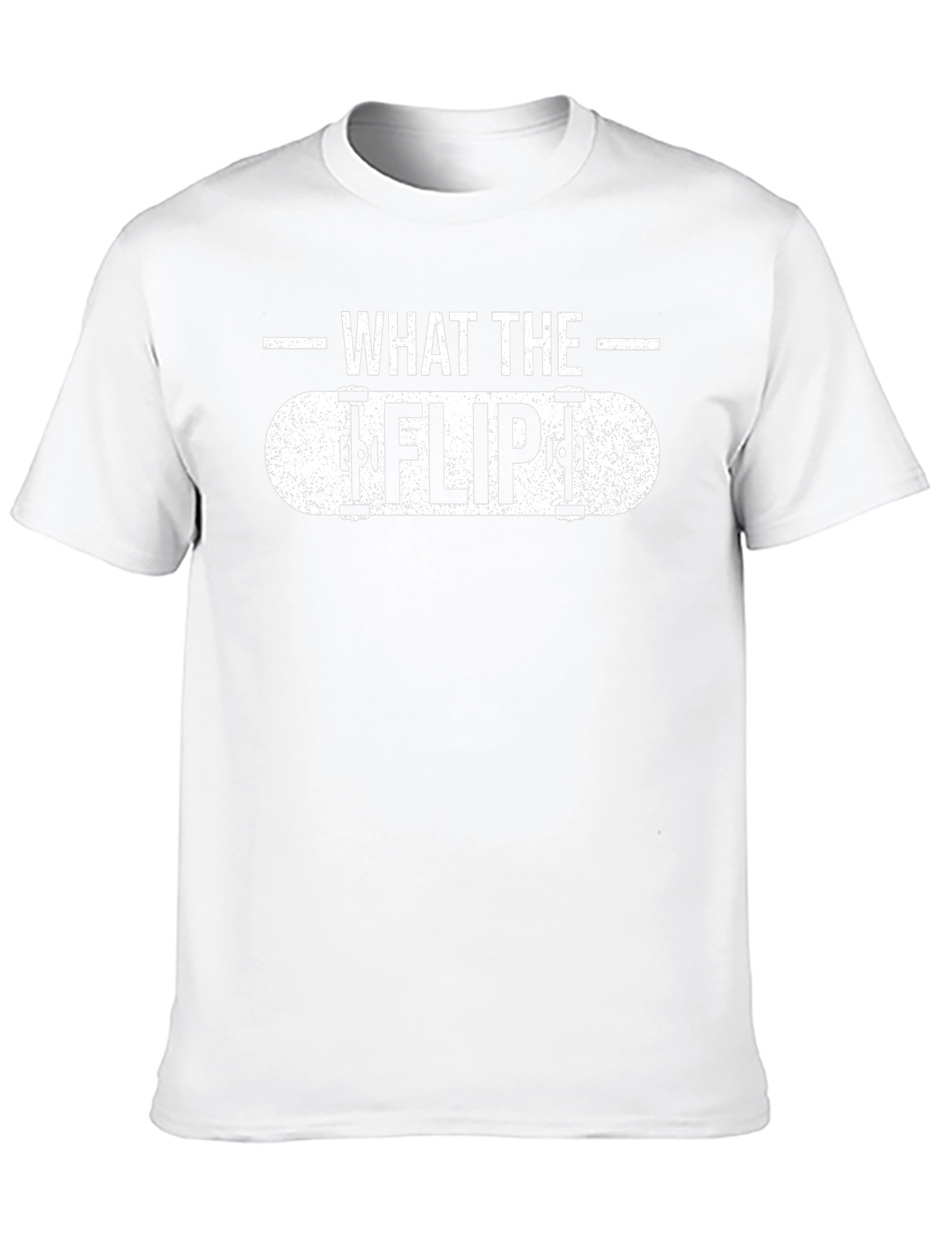 What the Flip Skateboard Graphic Tee - Black