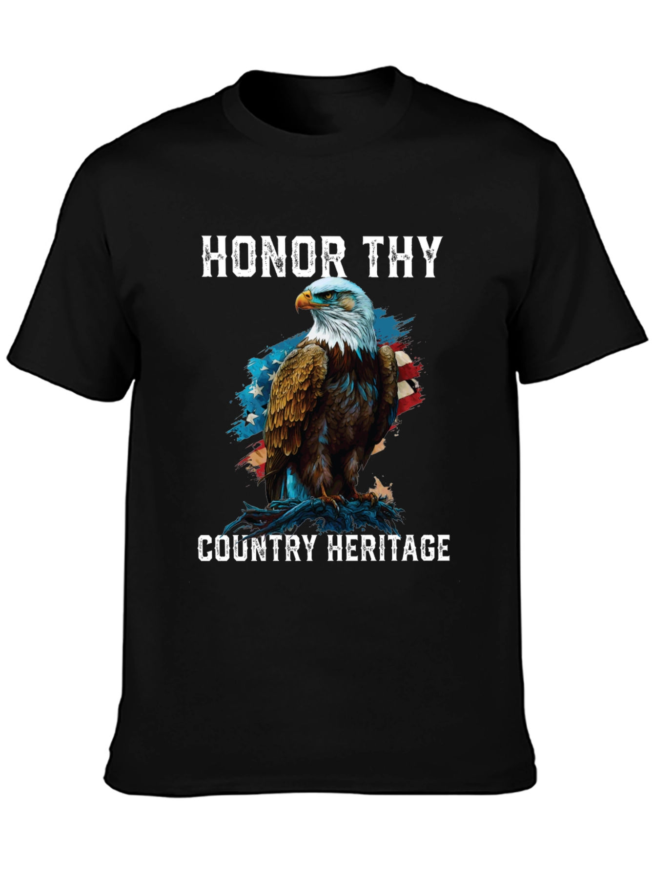 Honor Thy Country Heritage Eagle Graphic Tee