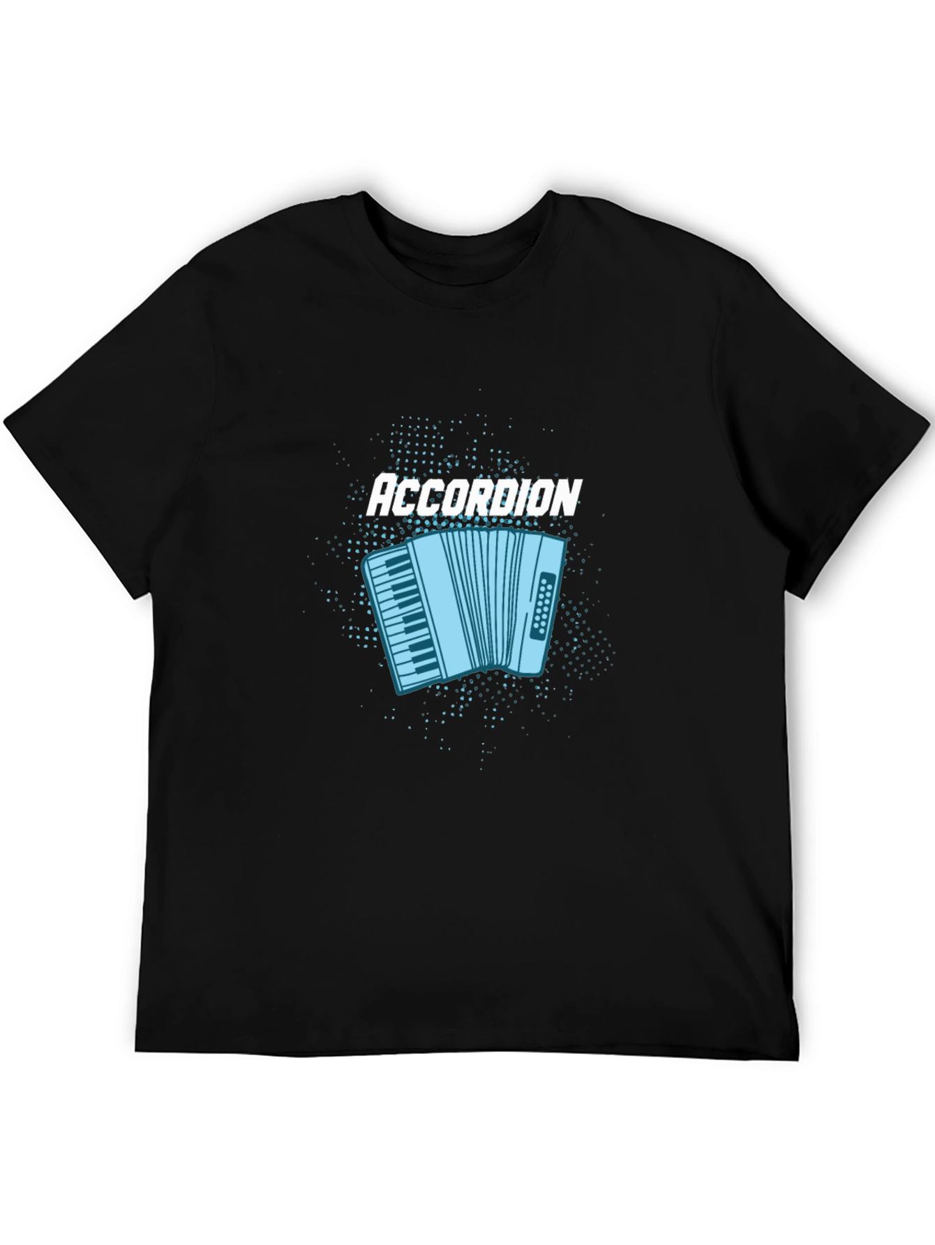 Accordion Graphic Tee - Music Lovers T-Shirt