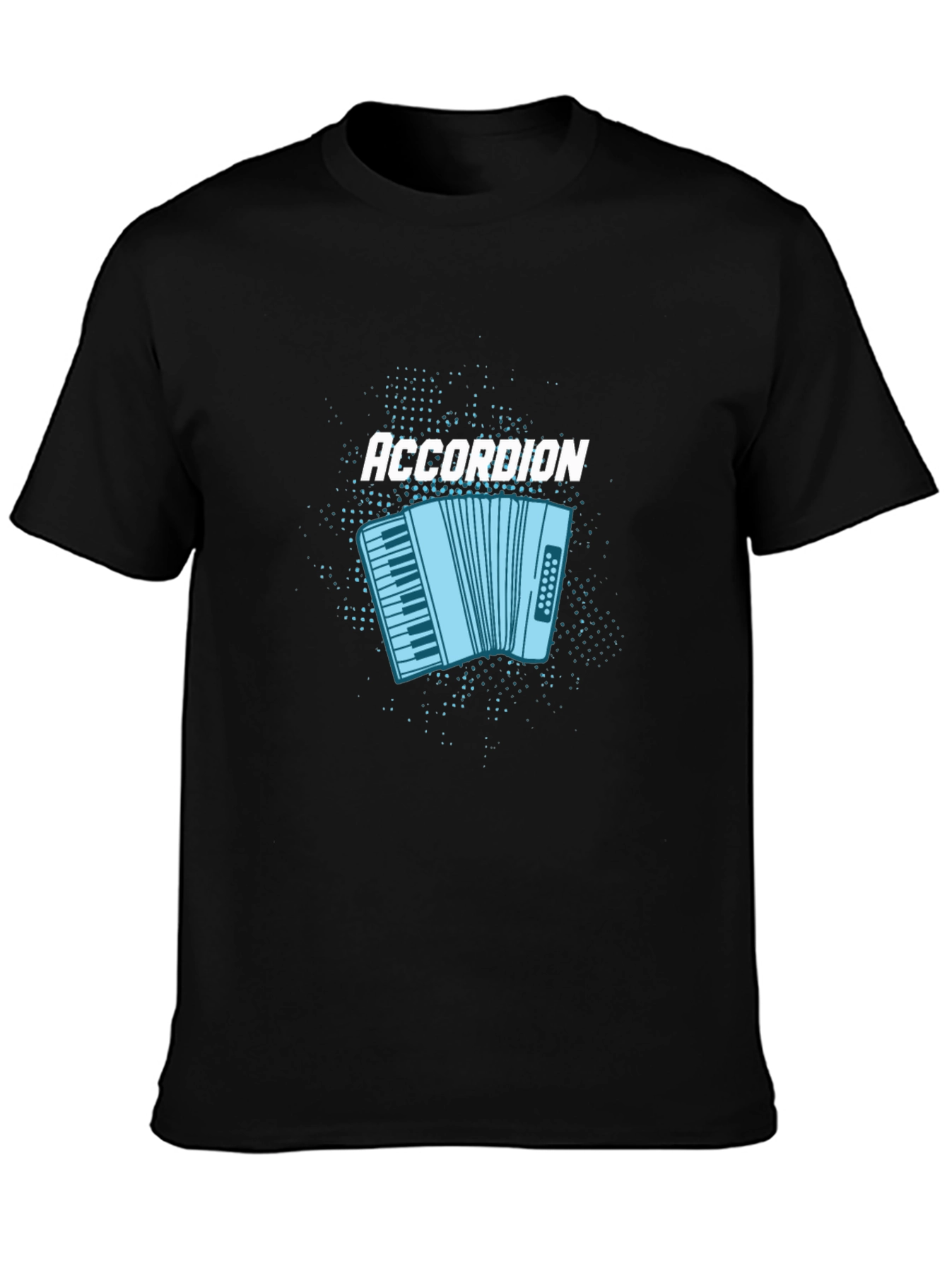 Accordion Graphic Tee - Music Lovers T-Shirt