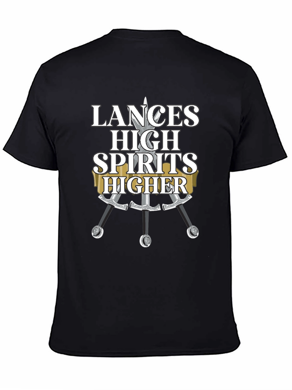 Lances High Spirits Higher Black T-Shirt