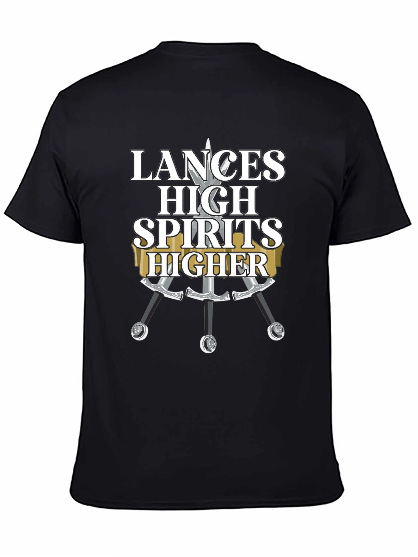 Lances High Spirits Higher Black T-Shirt
