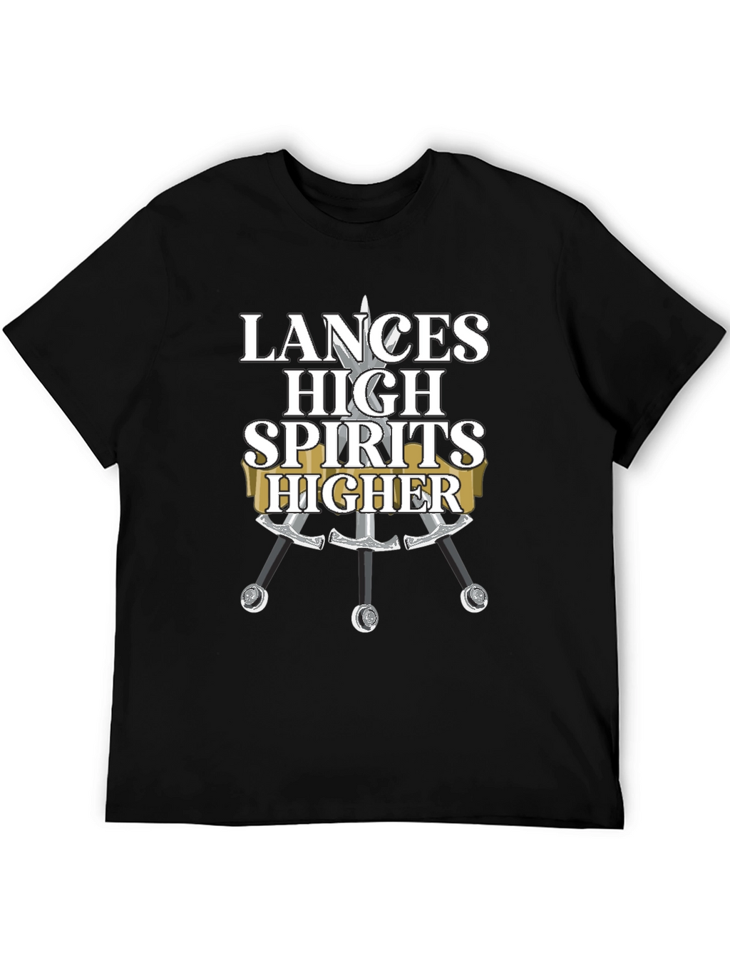 Lances High Spirits Higher Black T-Shirt